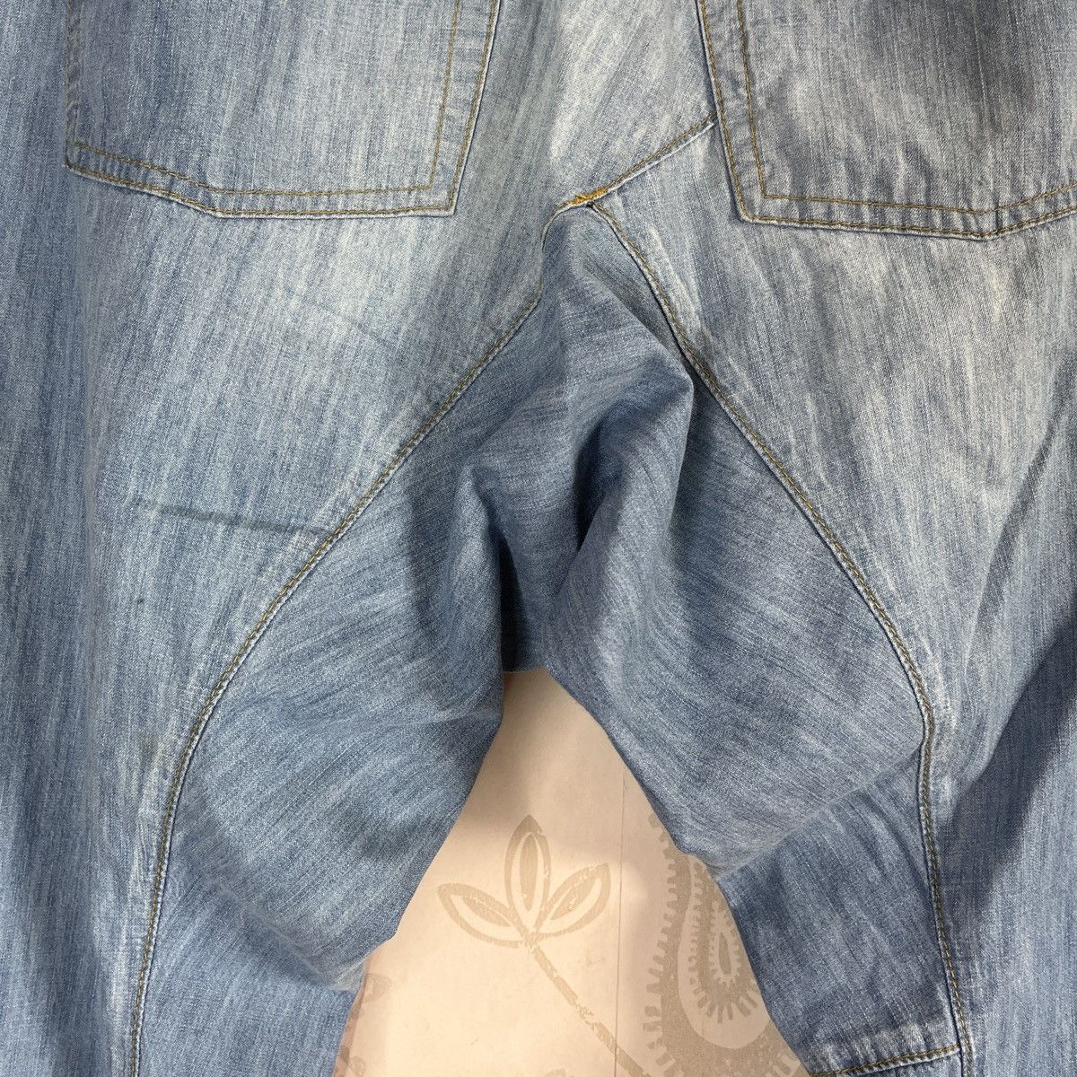 Issey Miyake Assymmetrical Cabane De Zucca Denim Jeans Japan - 20