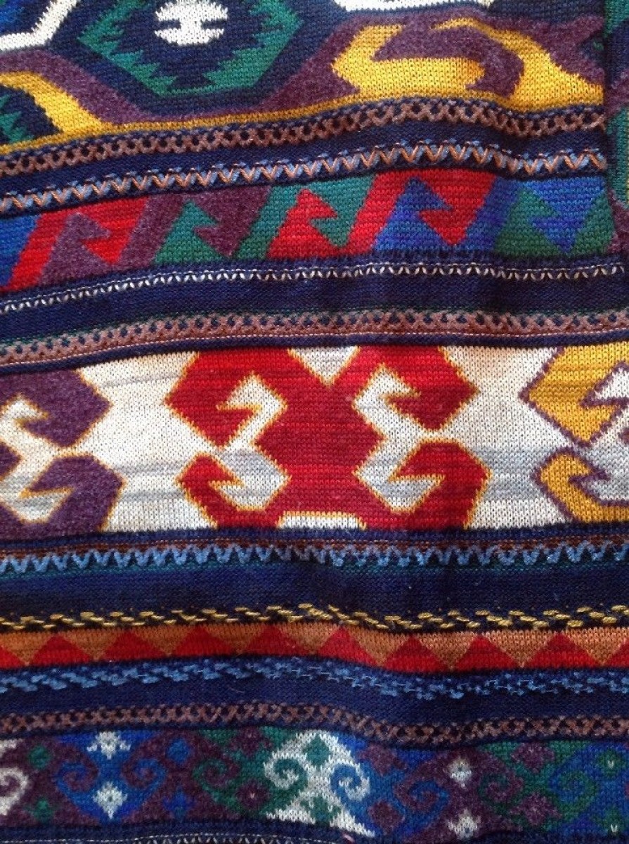 RARE Multicolour Arztec Navajo Pattern Sweater - 3