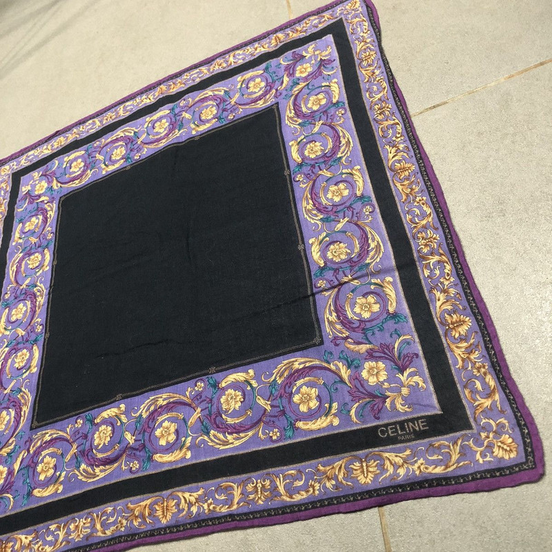 Celine Handkerchief Neckerchief Scarf Pocketsquare - 1