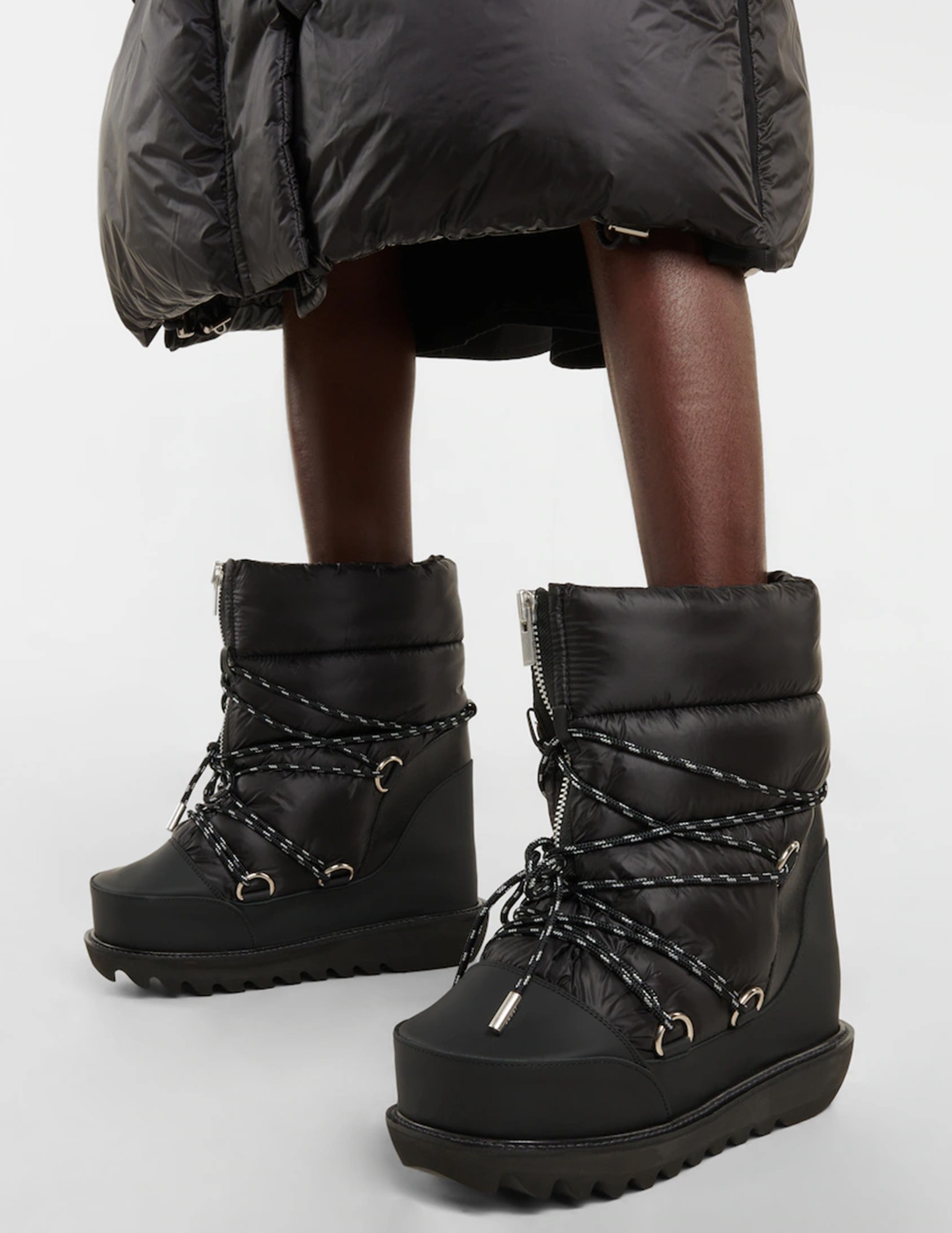 Sacai Calf Leather Snow Boots - 4