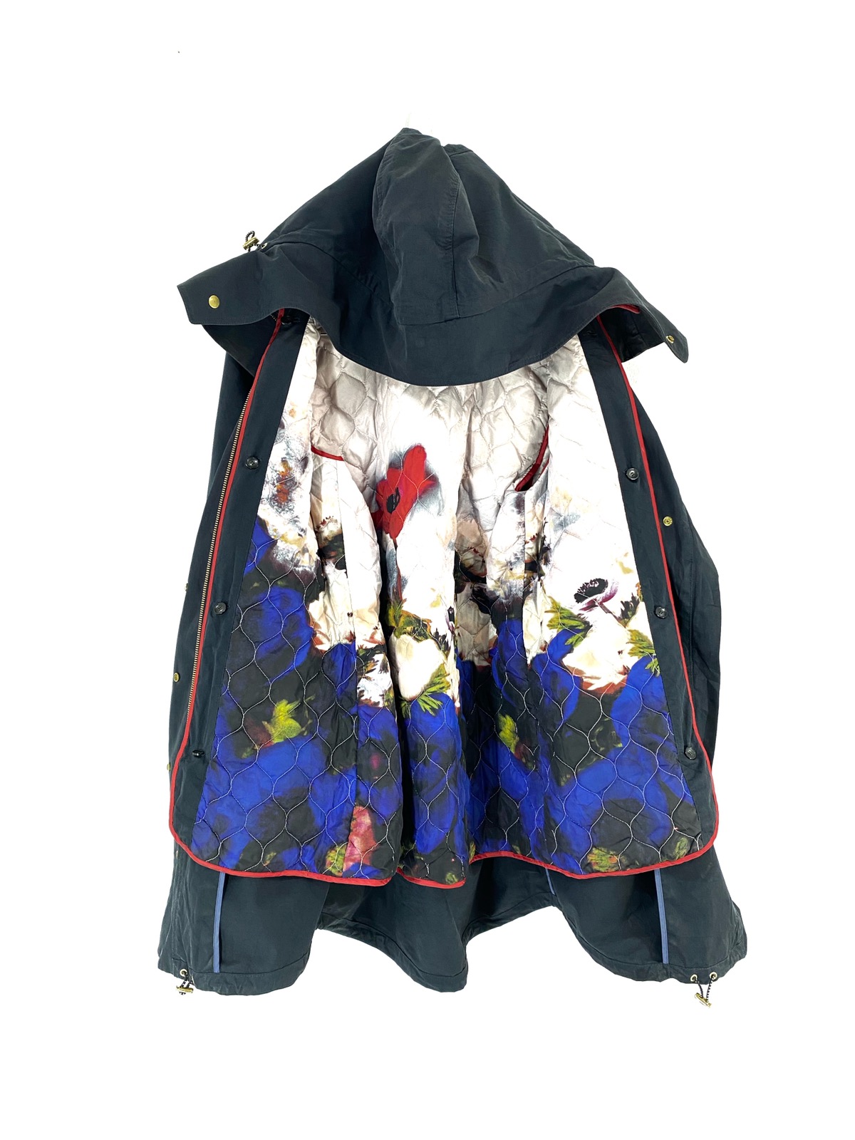 Paul Smith Parka Floral Lining Nice Design With Hoodies - 1
