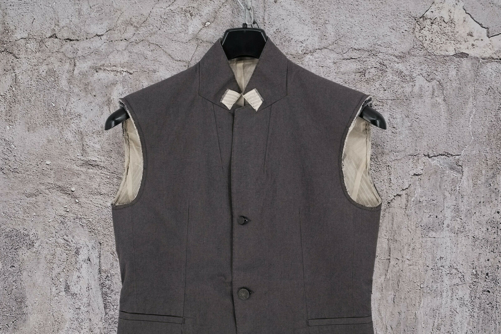 Brand New With Tags Boris Bidjan Saberi Sleeveless Grey Jacket , 1900$ - 5