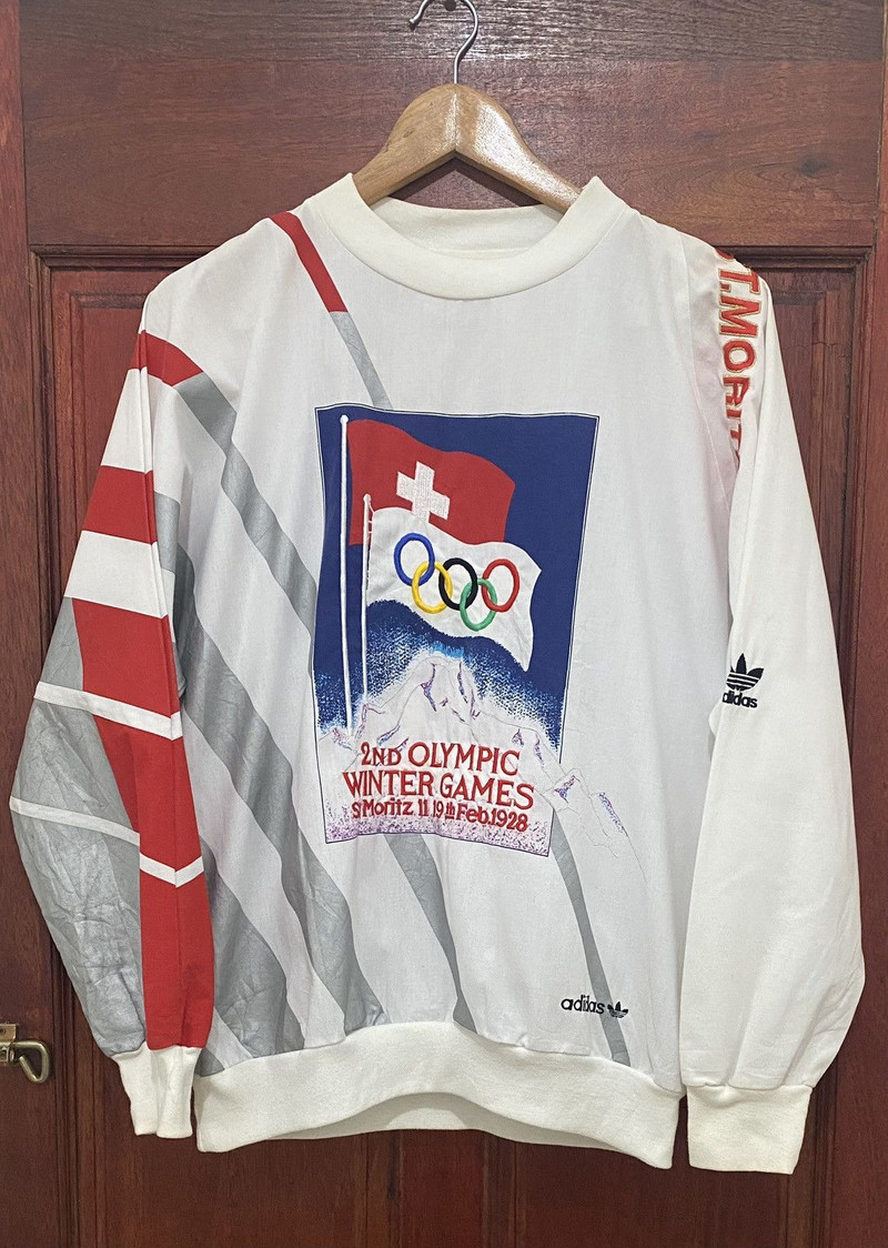 Vintage Adidas 2nd Olympic Winter Games 1928 St Moritz - 1