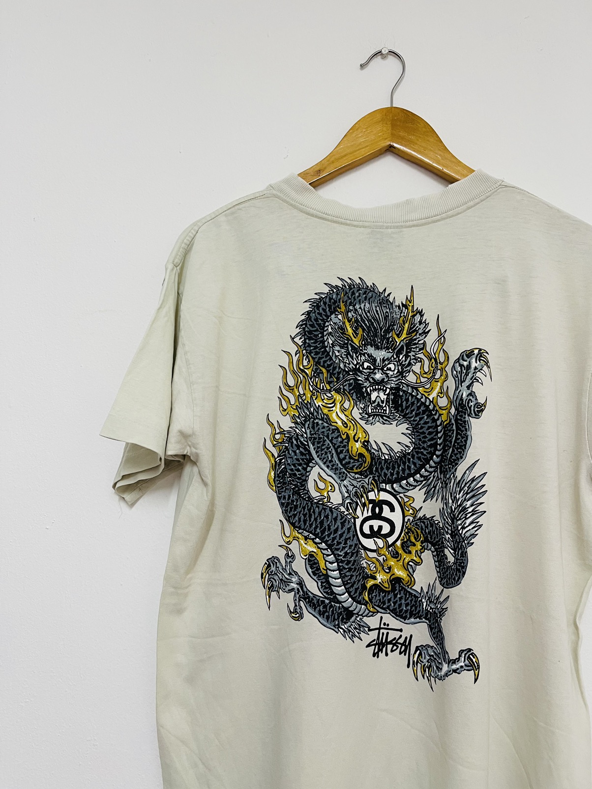 Vintage - Vintage 90’s Stussy Clothing “ Dragon Streetwear T-Shirt St1 - 1