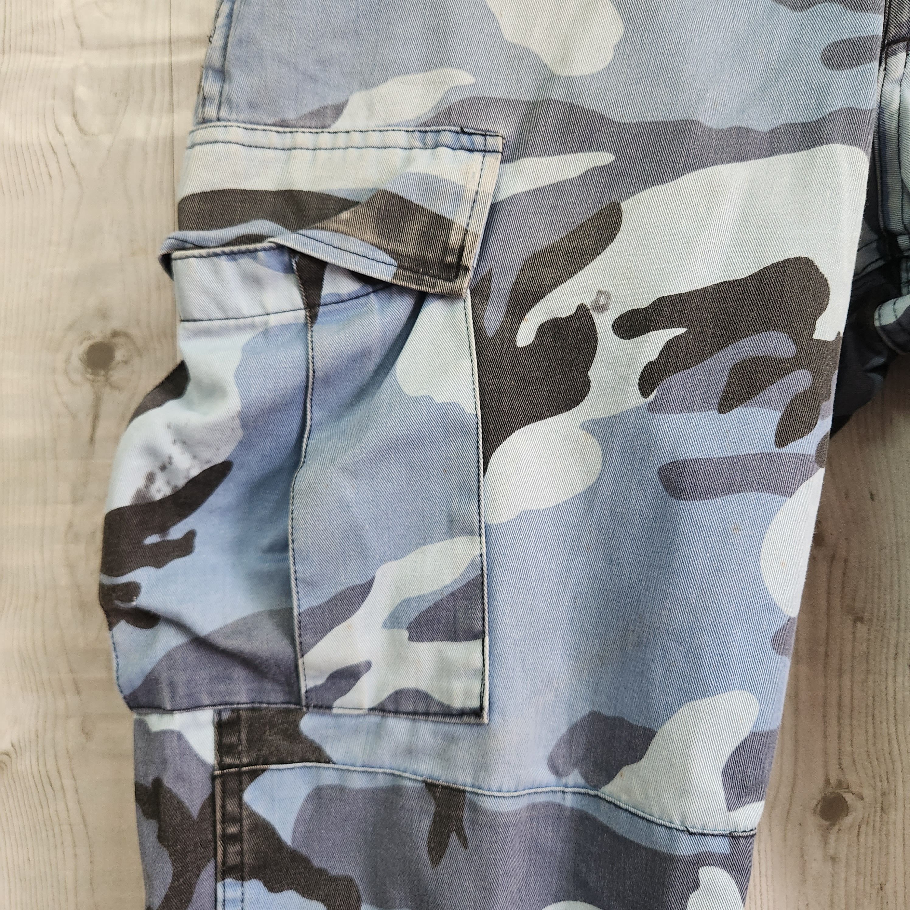 Camouflage Cargo Pants Multipockets Japanese Brand - 2