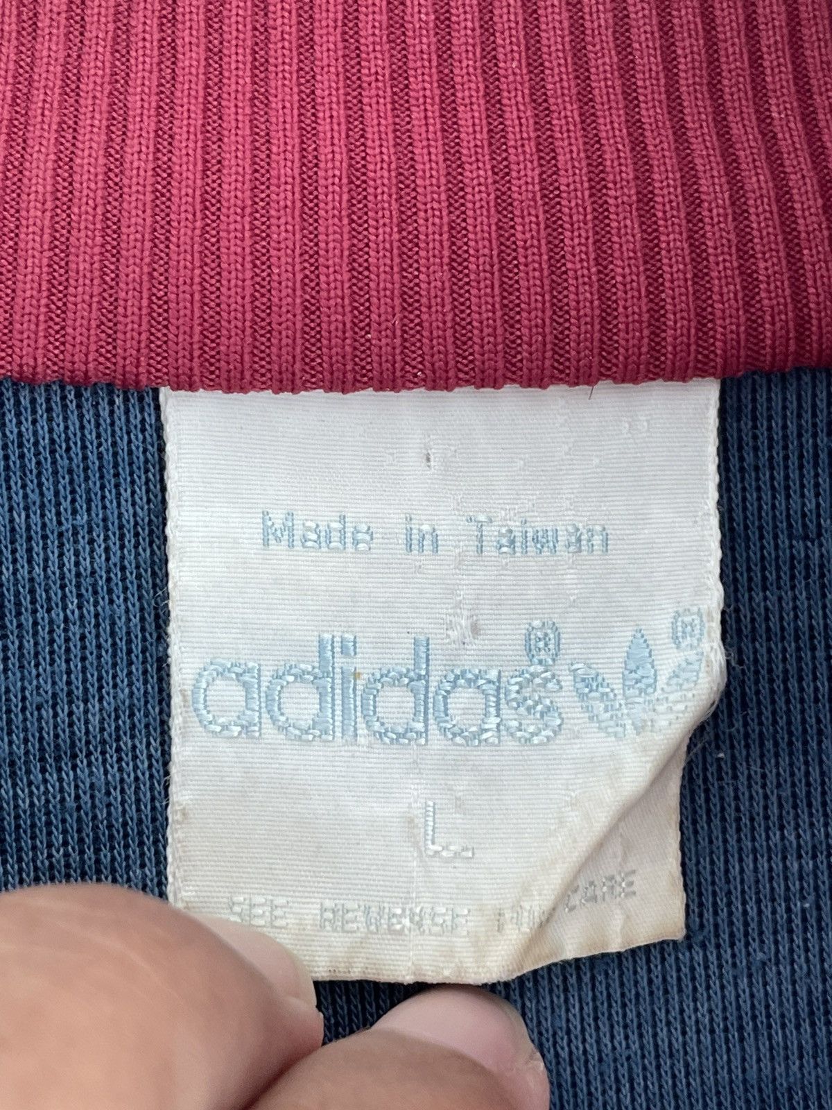 Adidas Vintage Track Top Jacket Made in Taiwan - 3