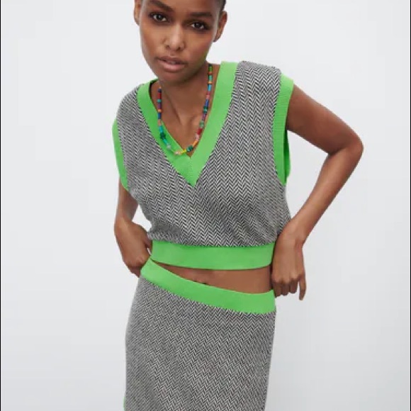 Zara Vest and Skirt Coord Set - 2