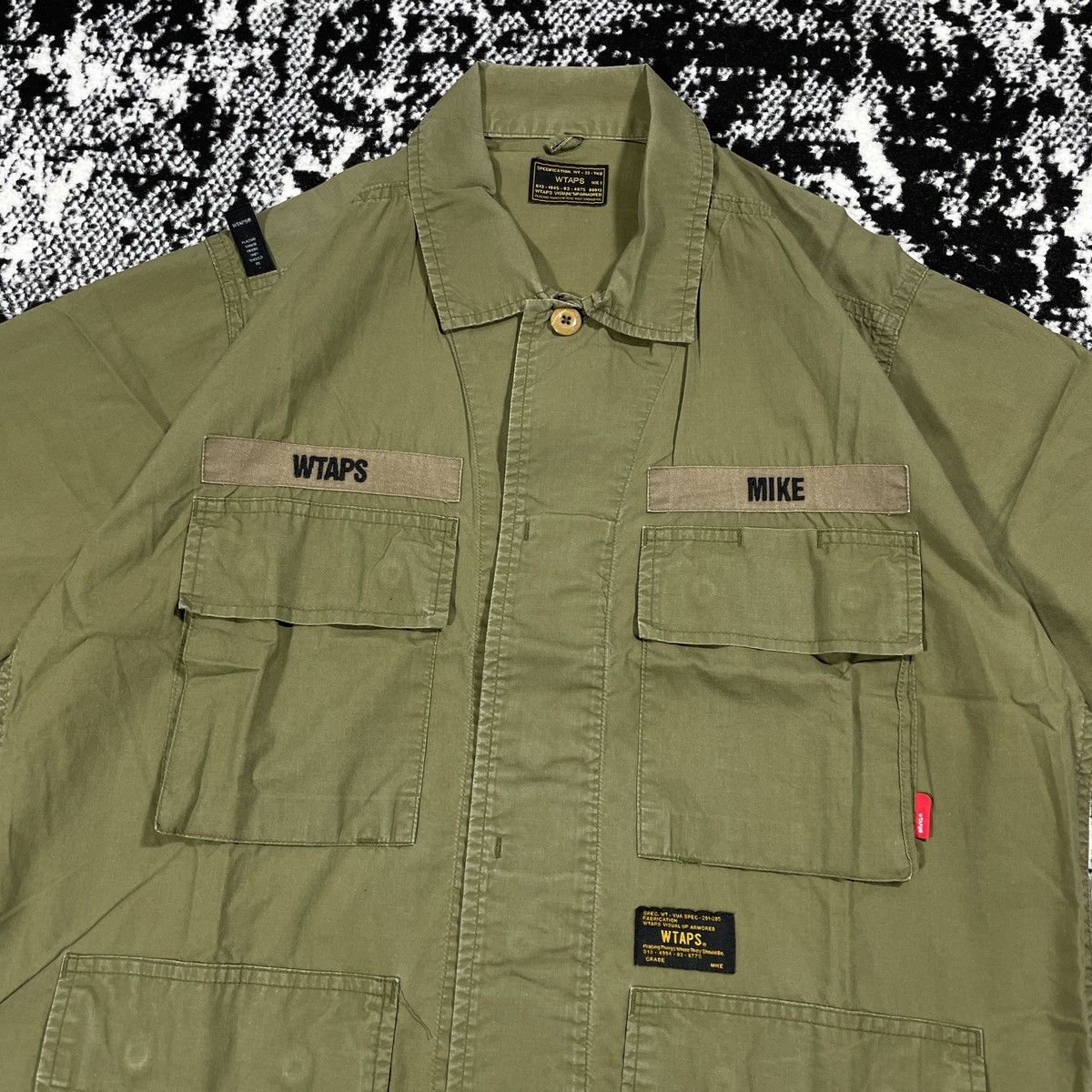 WTAPS WTAPS JUNGLE SS SHIRT MILITARY COTTON.POLIN 2016 | prgoodzstock |  REVERSIBLE