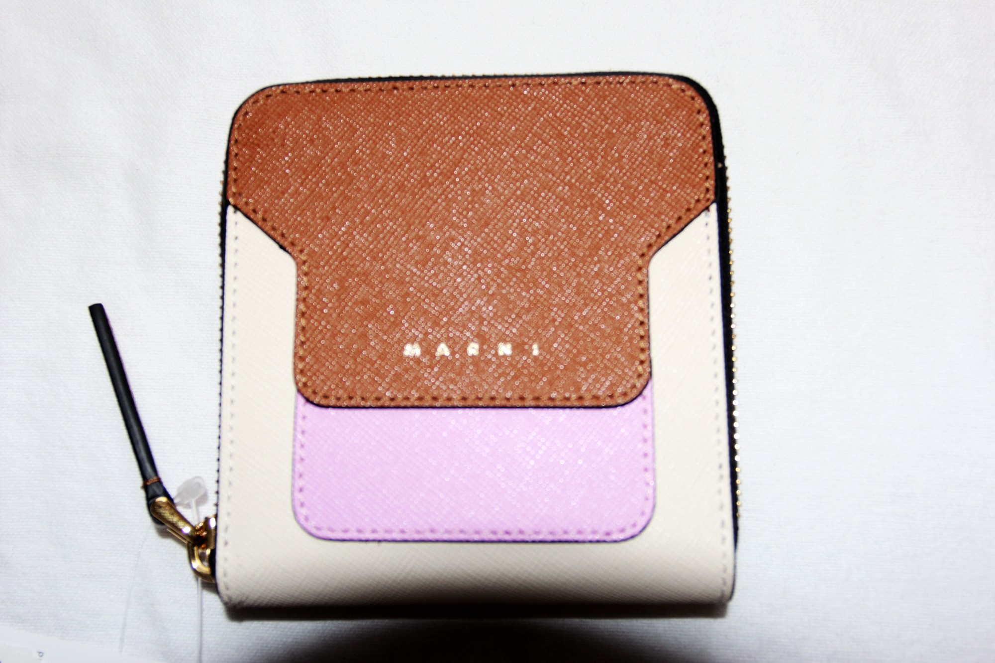 BNWT AW22 MARNI COLORBLOCK LEATHER BIFOLD WALLET - 2