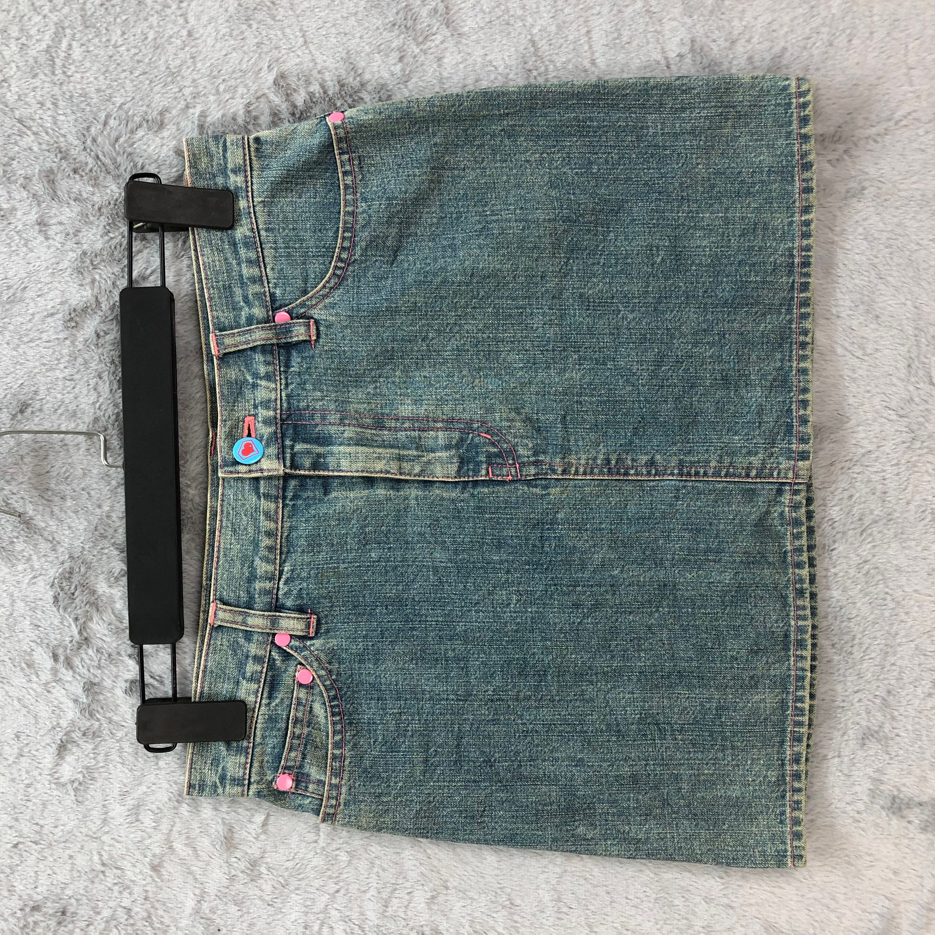 Japanese Brand - SUPERLOVER DENIM MINI SKIRTS #5088-40 - 10