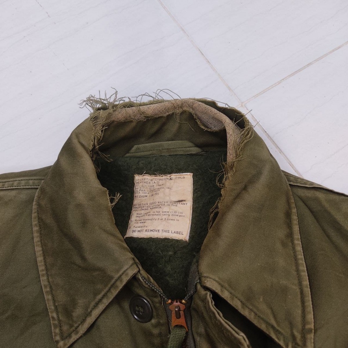 Alpha Industries - Vintage Alpha Industries Intermediate Cold Military Jacket - 9
