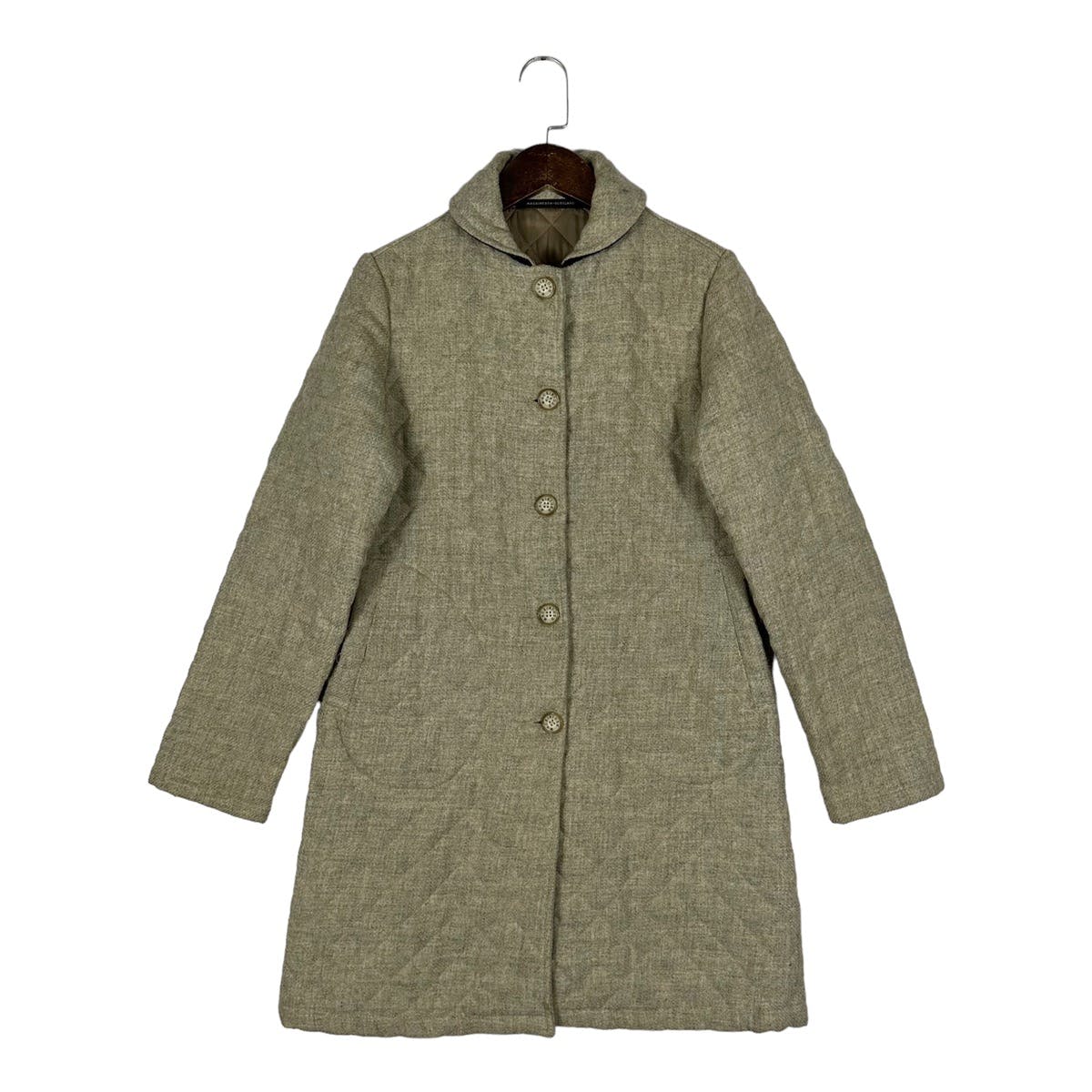 Mackintosh Quilted Beige Coat Jacket - 2