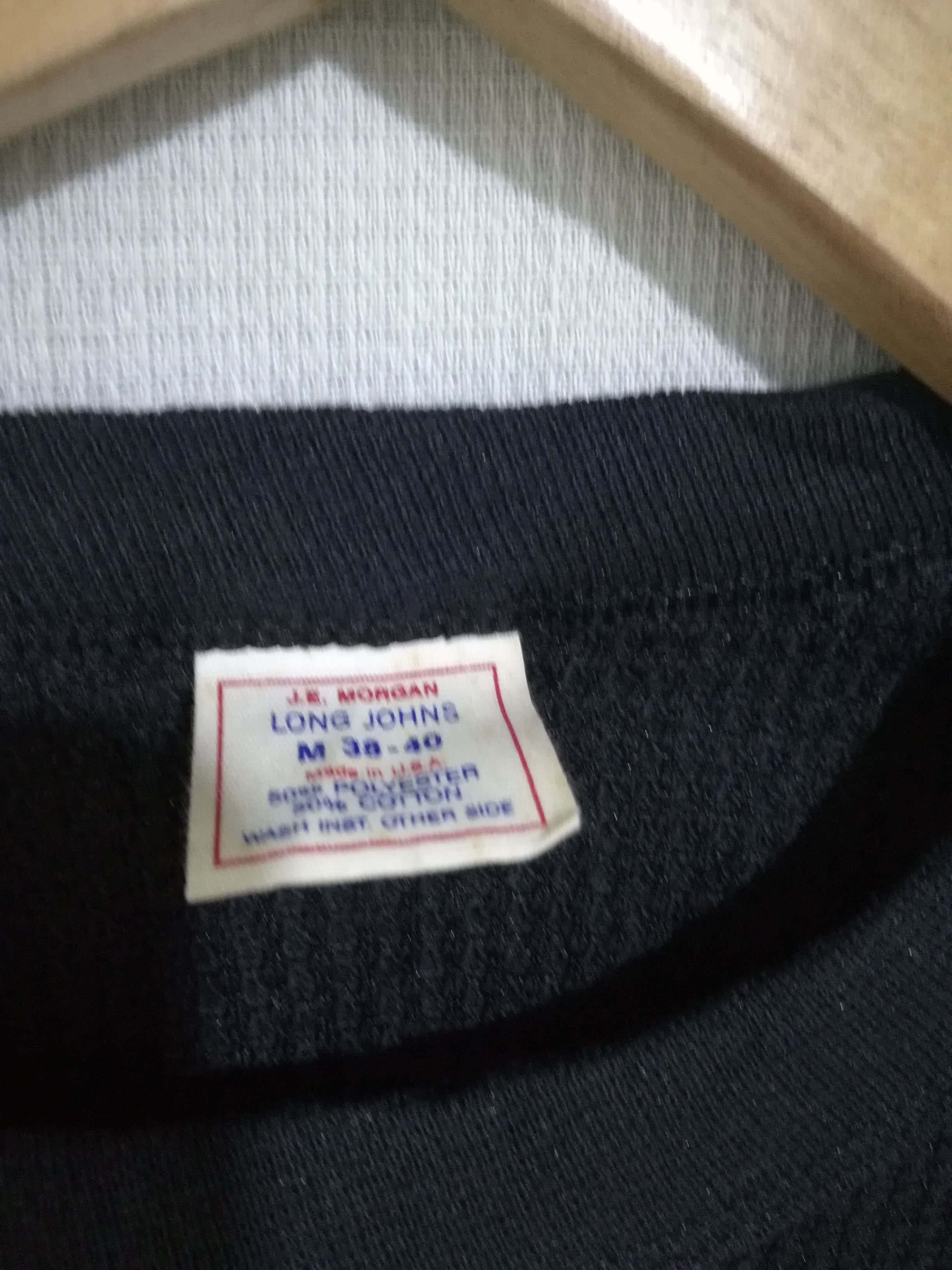 vintage thermal shirt j.e morgan long john stretched - 2