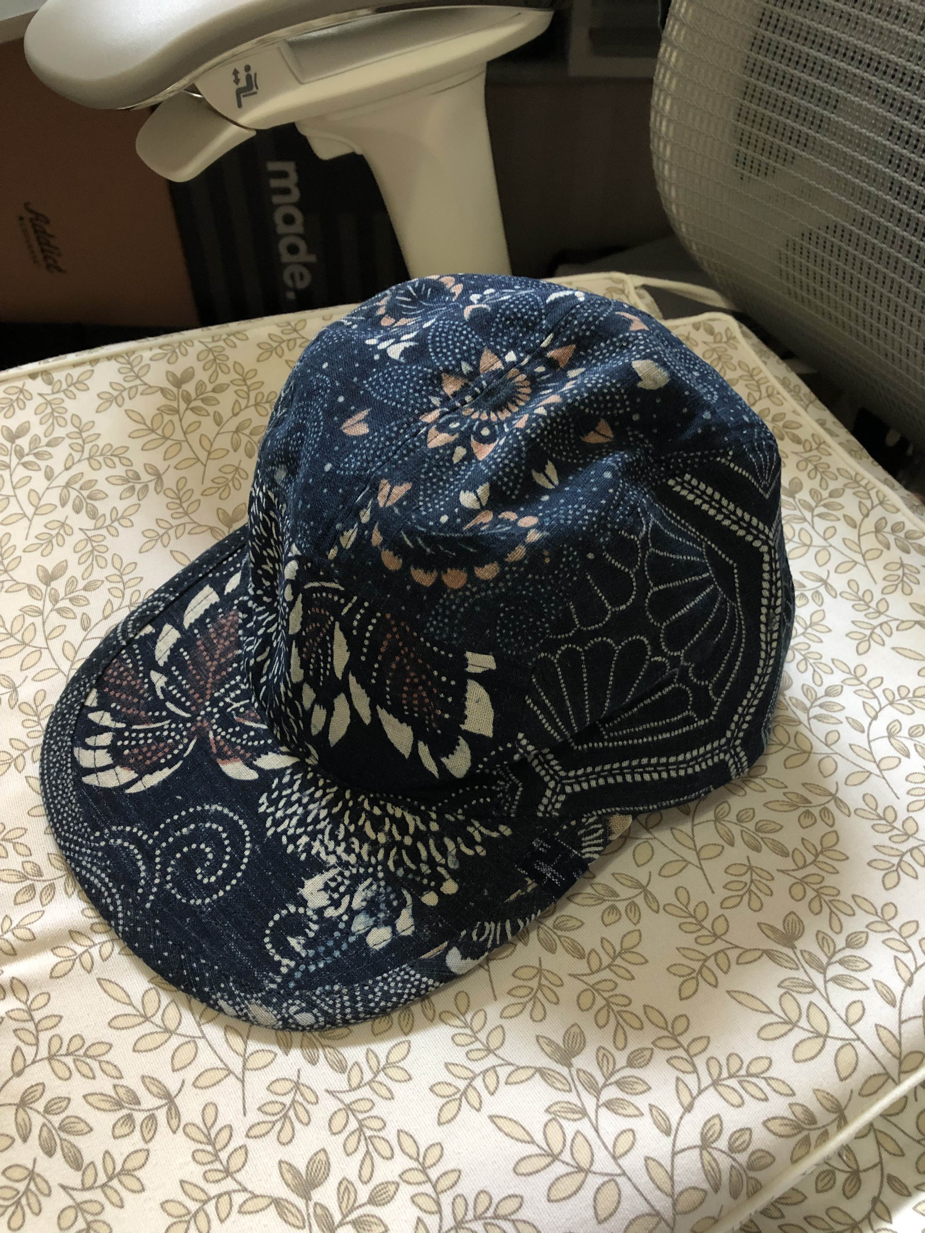 VISVIM camp cap kofu indigo pattern - キャップ