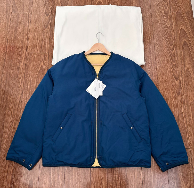 VISVIM 25SS IRIS DOWN JKT wool and silk blend reversible down jacket - 1