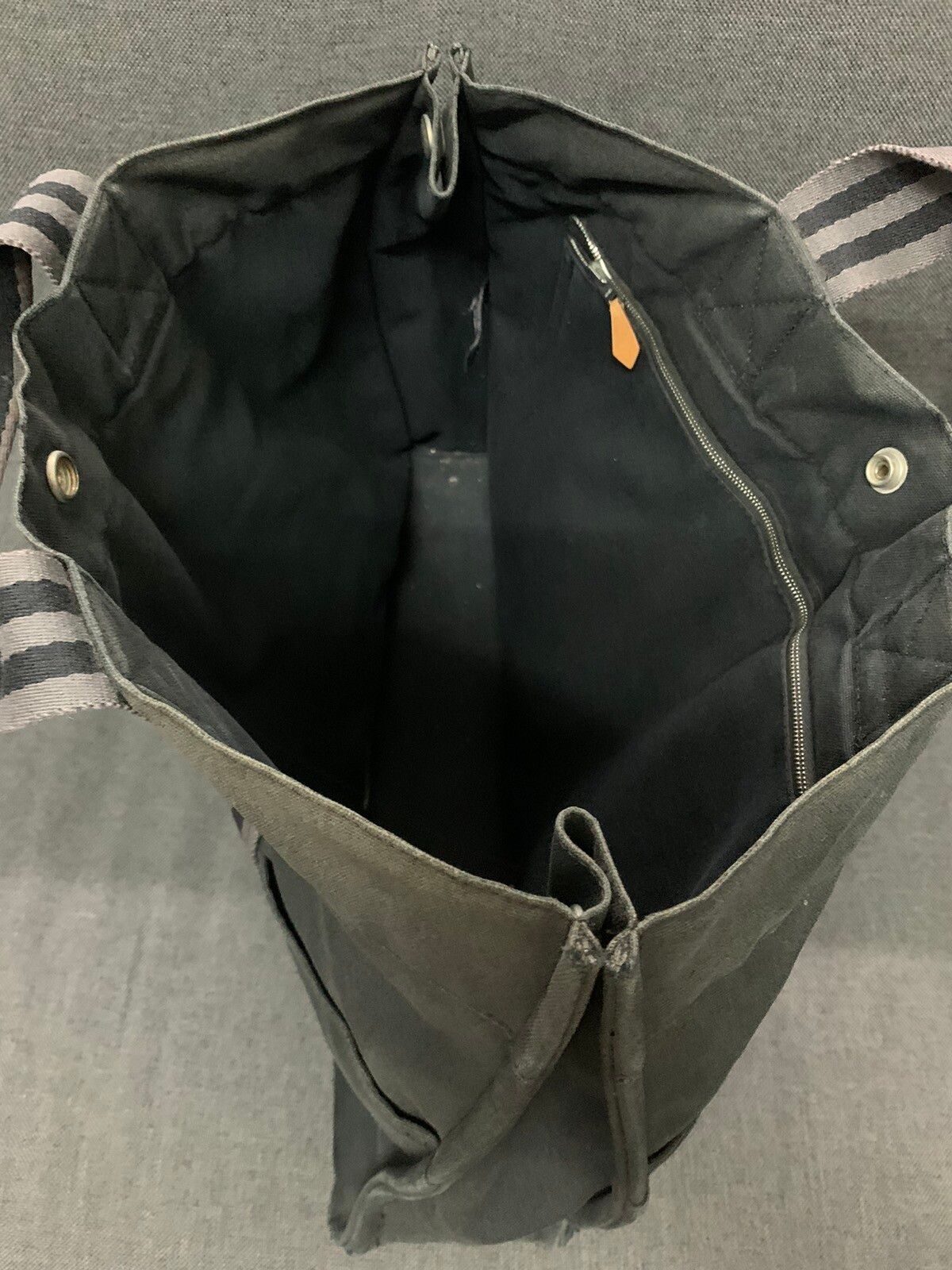 Vintage Faded Distressed Hermes Bag Tote bag - 10