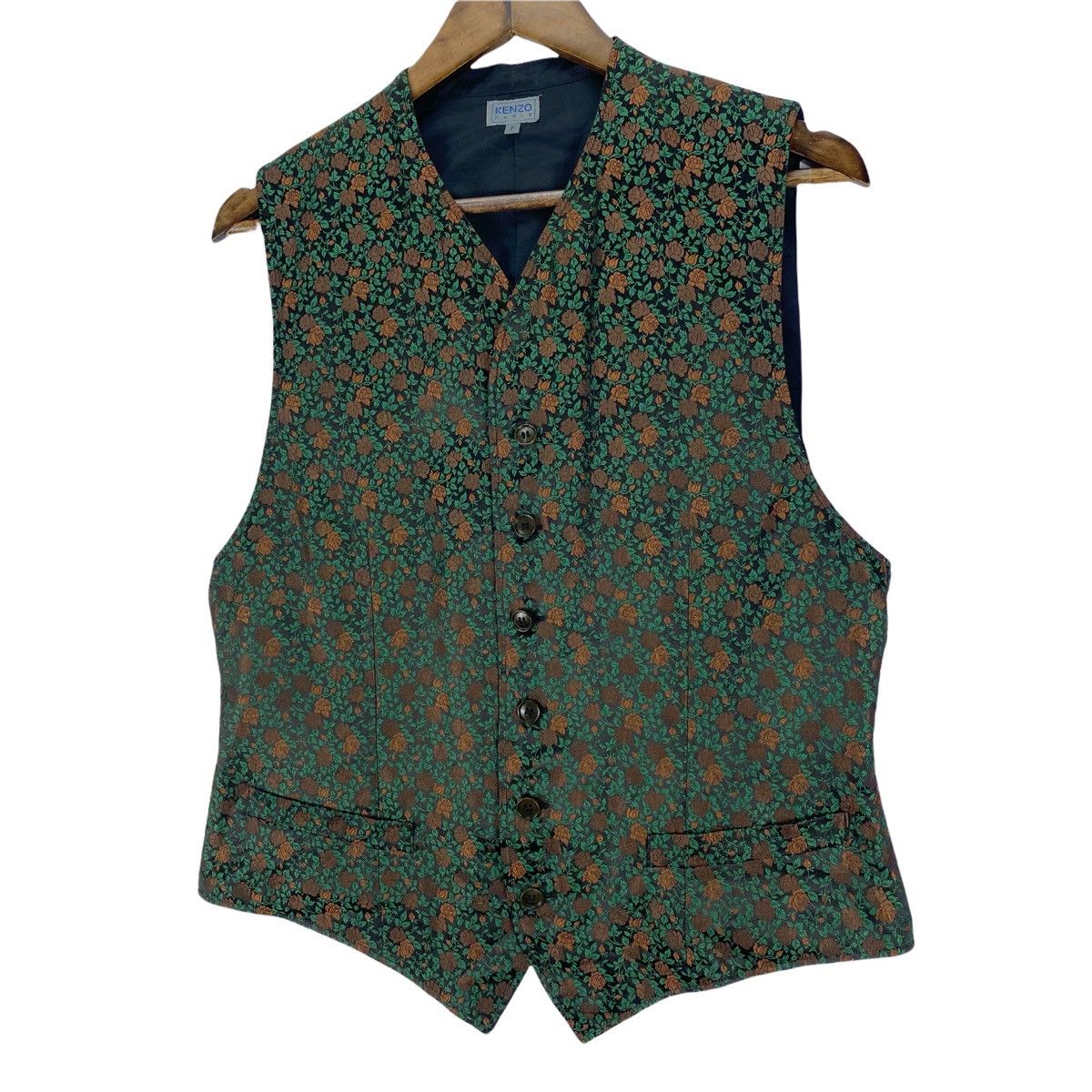 Vintage Kenzo Paris Silk Vest - 7