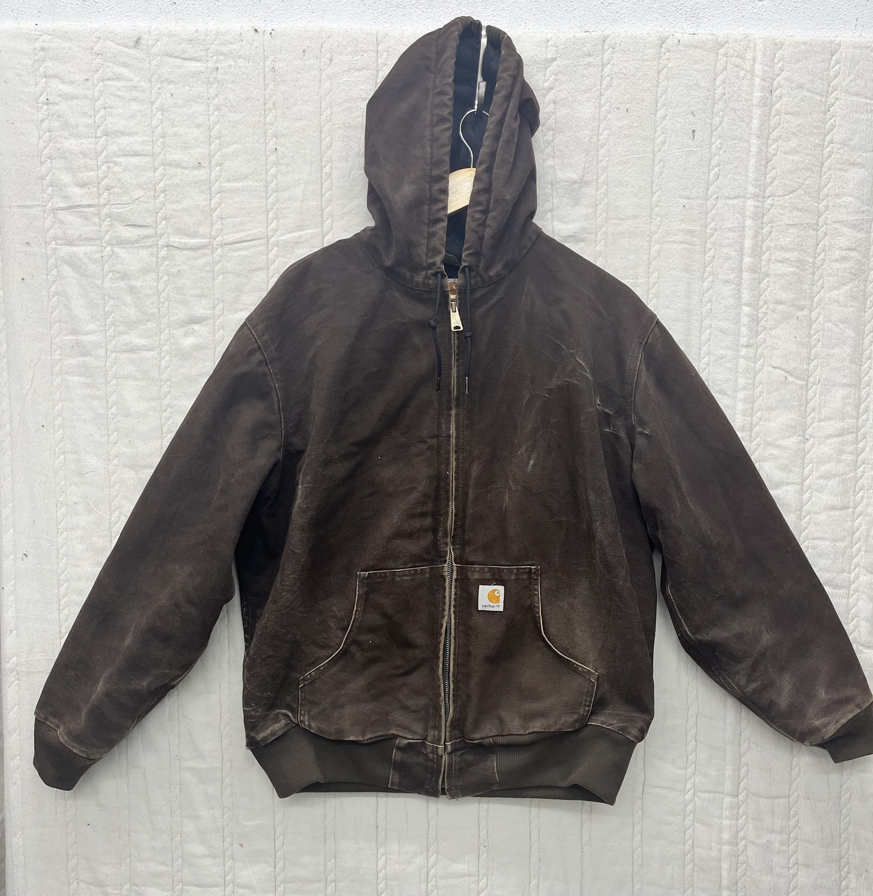 VTG CARHARTT CHORE JACKET HOODIE - 7