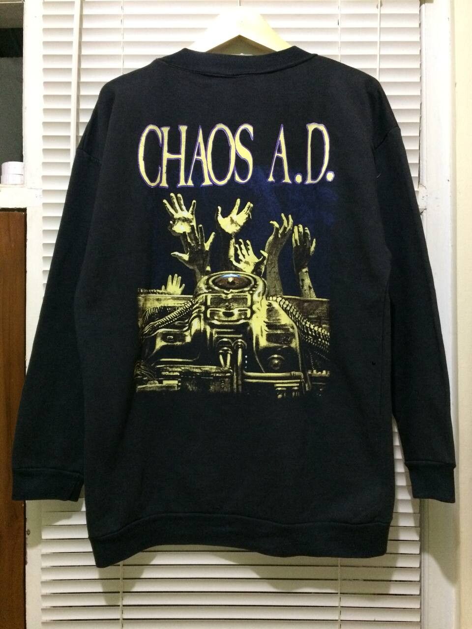 Vintage - 1993 SEPULTURA CHAOS A.D SWEATSHIRT - 7