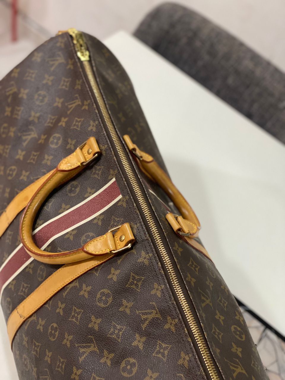 Authentic LOUIS VUITTON KEEPAL 55 - 6