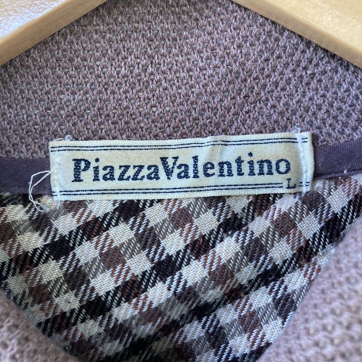 Designer - Vintage Piazza Valentino Brown Sweatshirt - 5