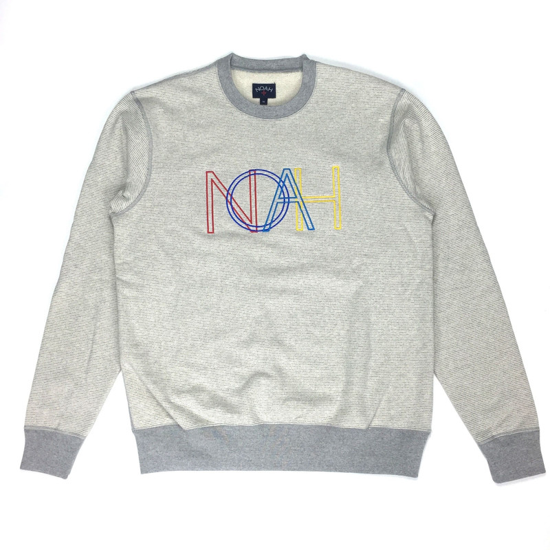 Gray Retro Logo Embroidered Sweatshirt DS - 1