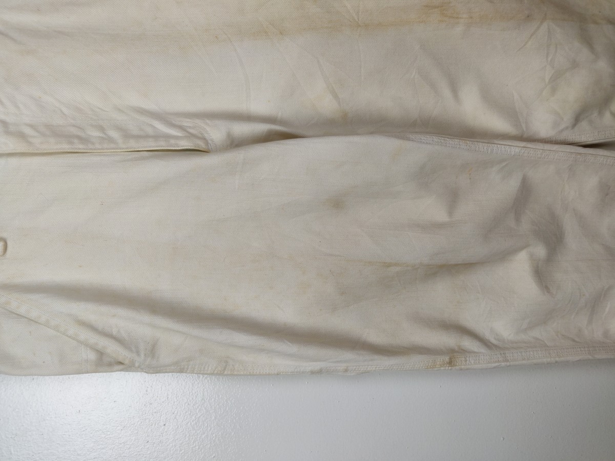 White Cargo Worker Pant Trouser - 5