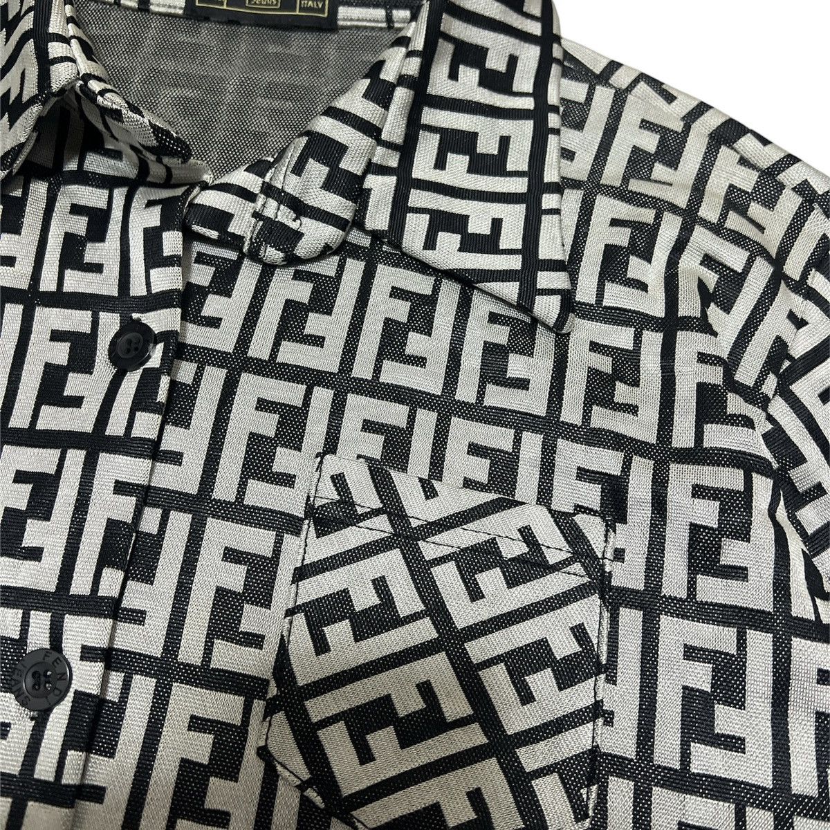 Fendi Zucca Monogram silk shirt - 5
