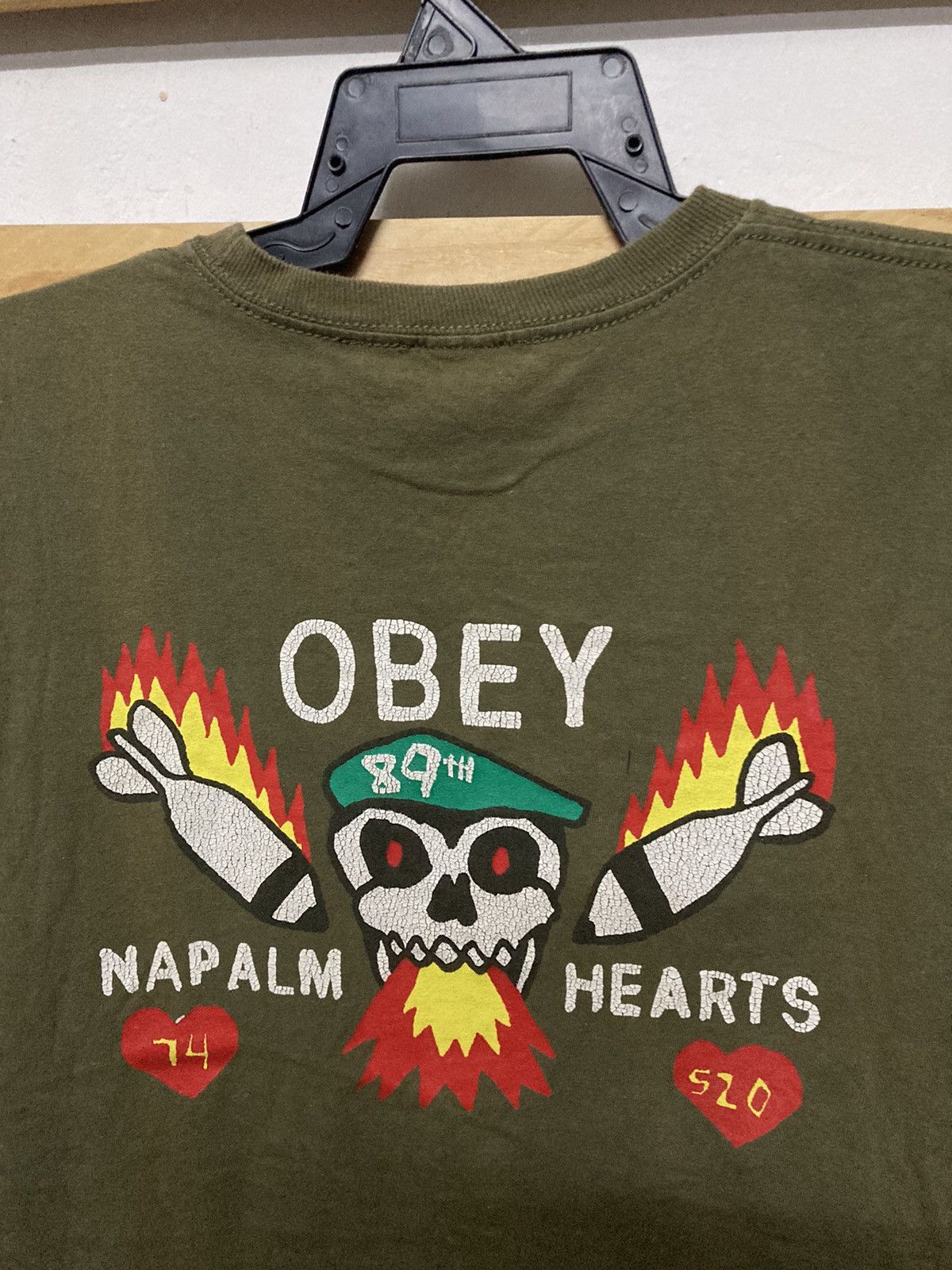 Obey Napalm Heart T-shirt - 8