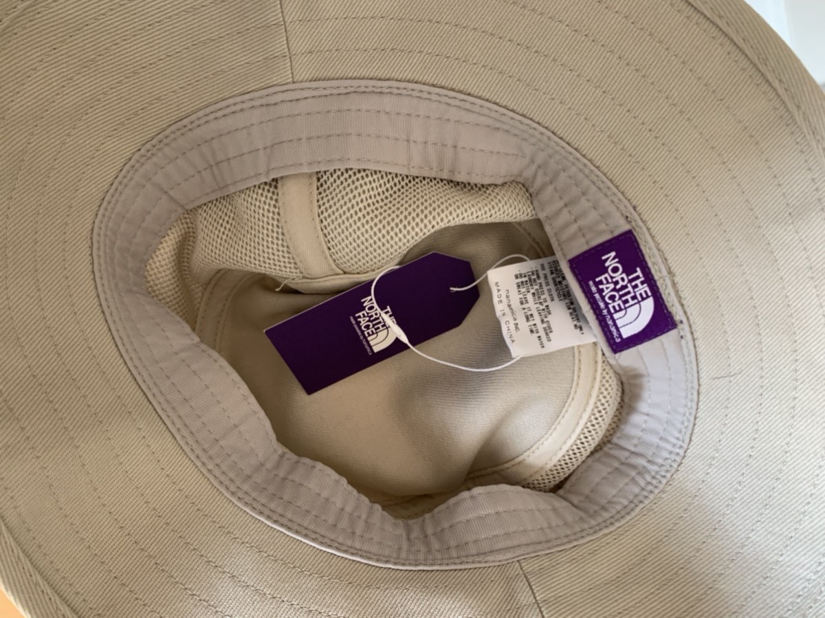Beige cotton bucket hat TNFPL large - 6