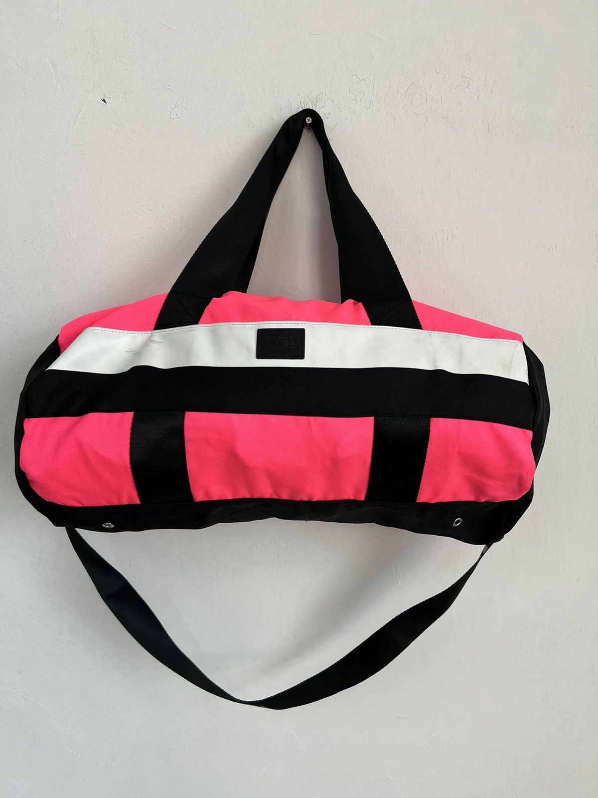 Pink Duffle Bag Medium Size - 1