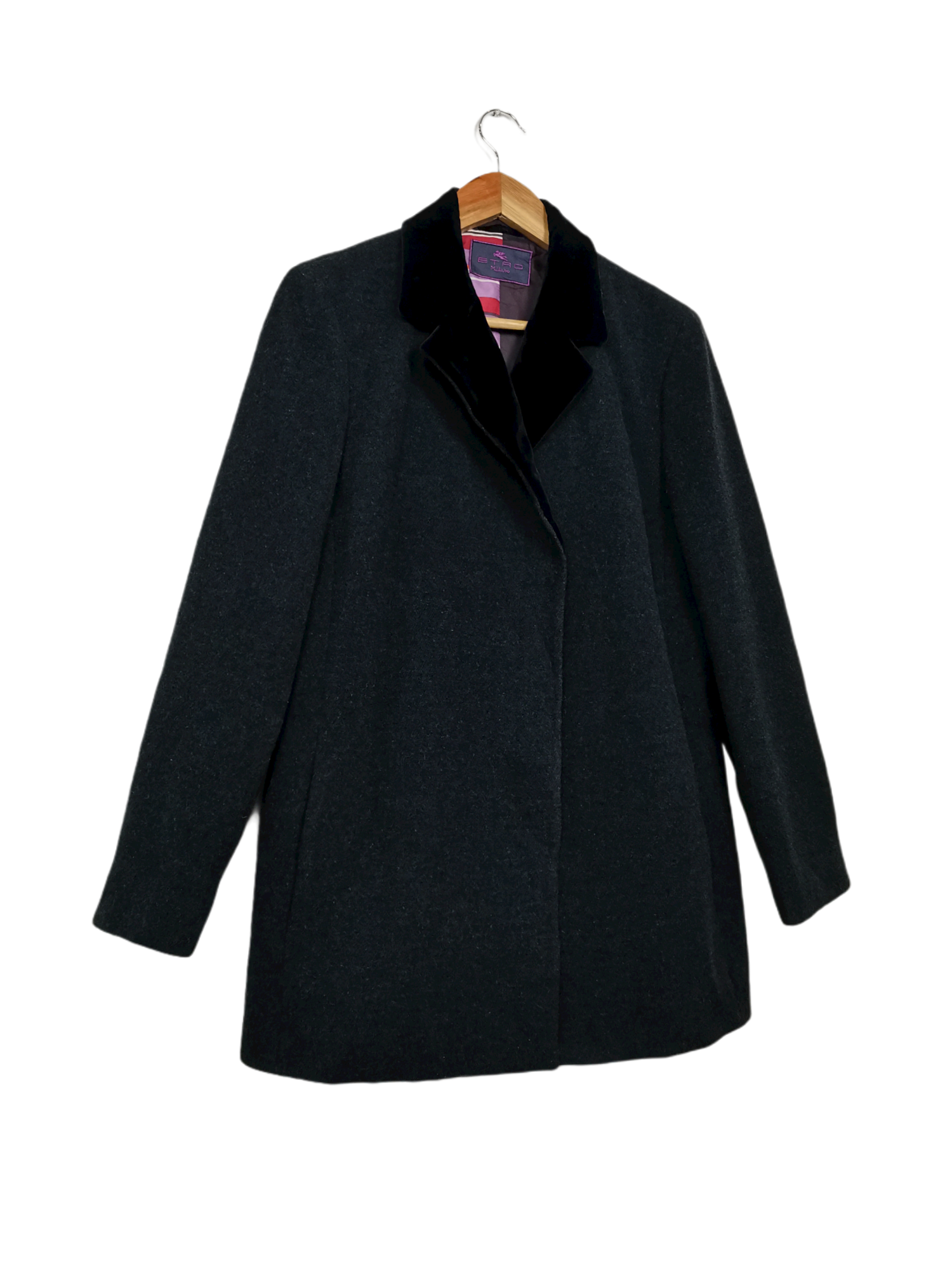 ETRO Wool Long Coat - 2