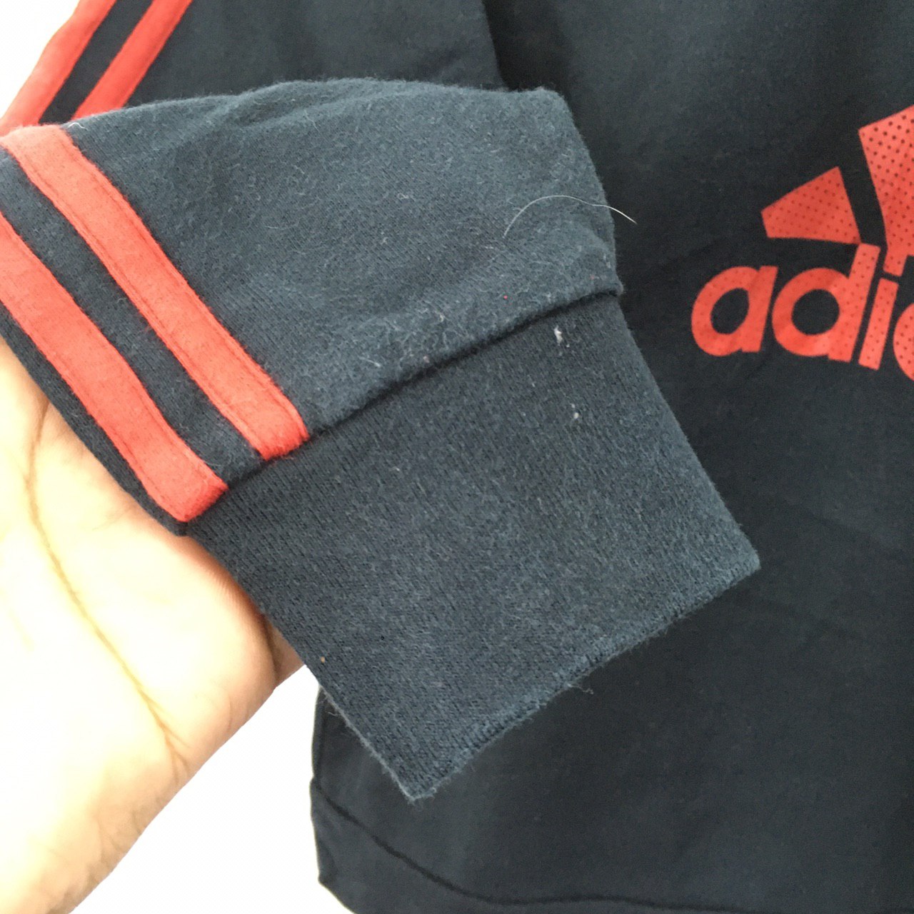 Adidas Big Logo Sweatshirt Upper Zip #5535 - 5