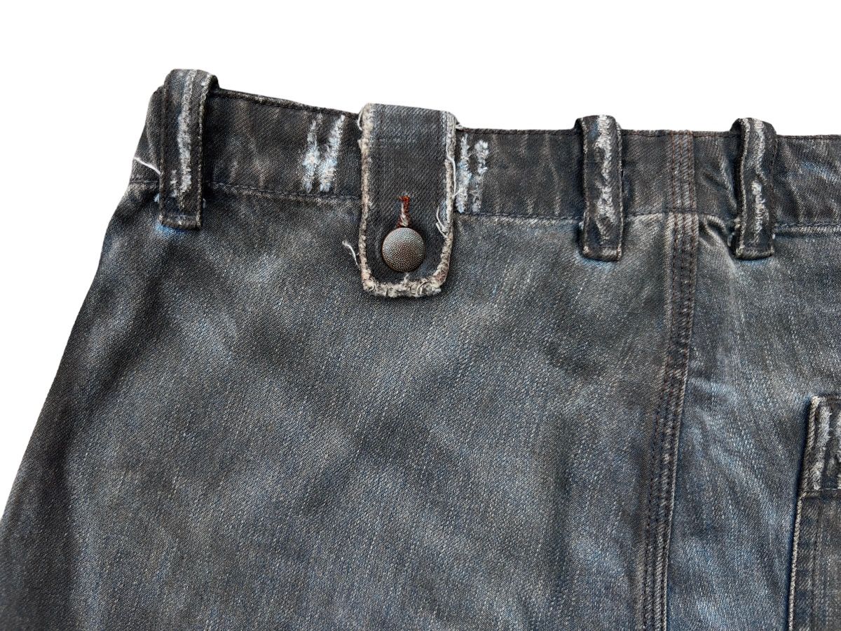 Rare🔥Diesel MultiPocket Distressed Baggy Bondage Jeans 34x34 - 10