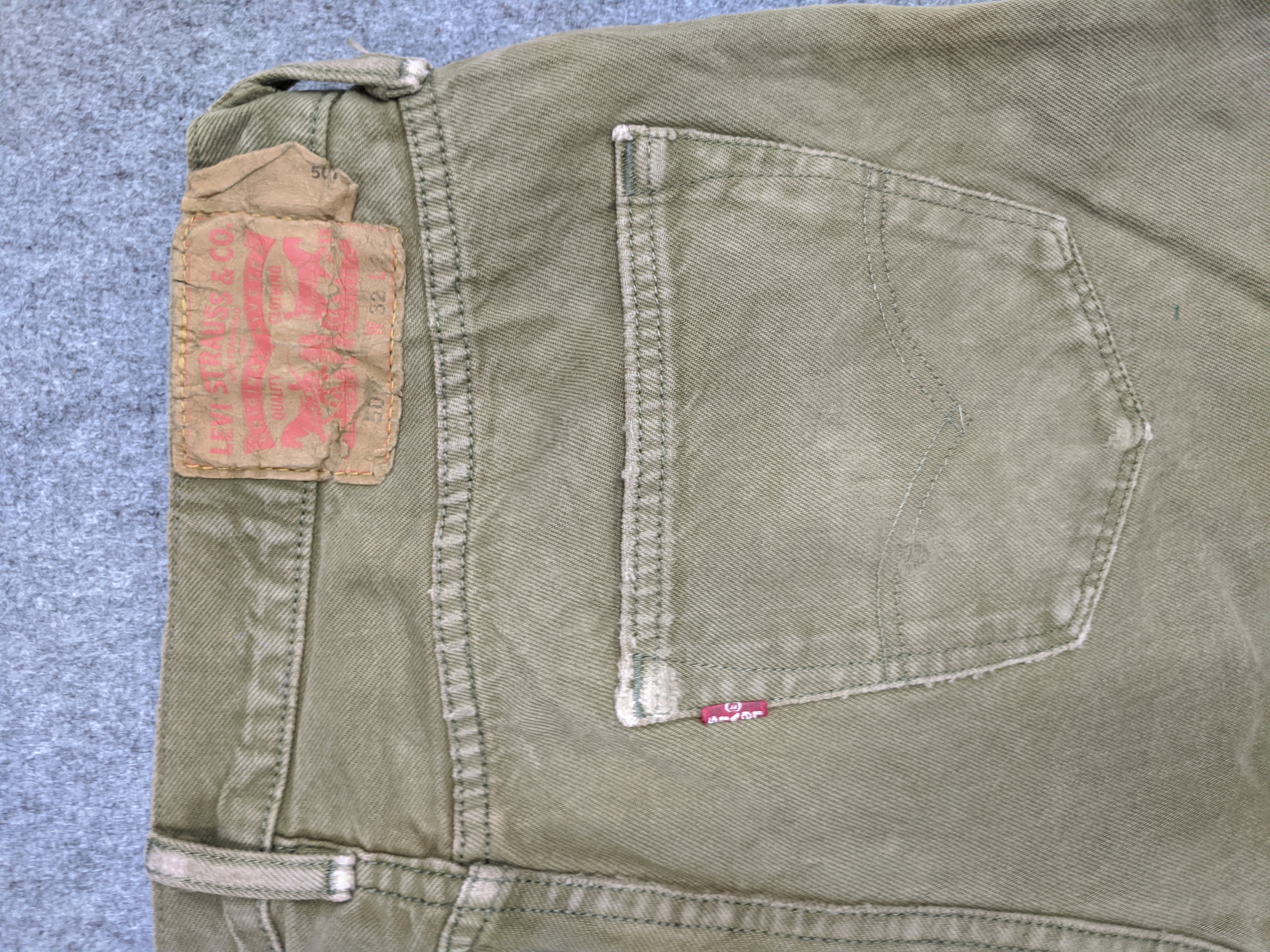 Vintage - Vintage 90s Sun Faded Levis 501 Jeans - 9