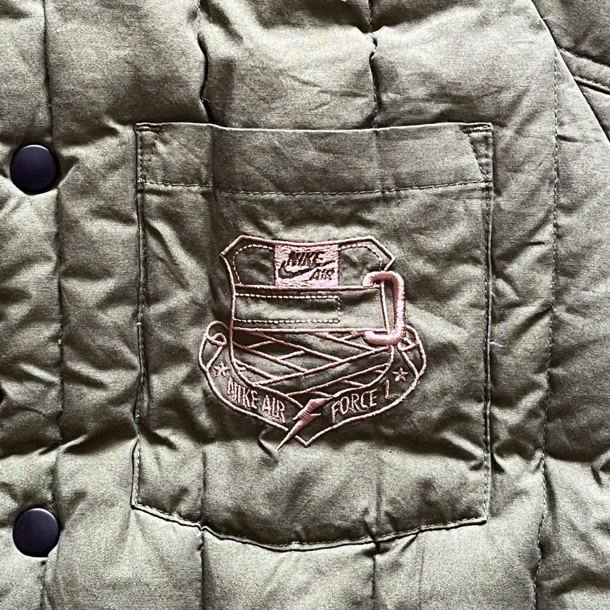 Nike Air Force Puffer Feather 1980s Vintage Maverick - 6