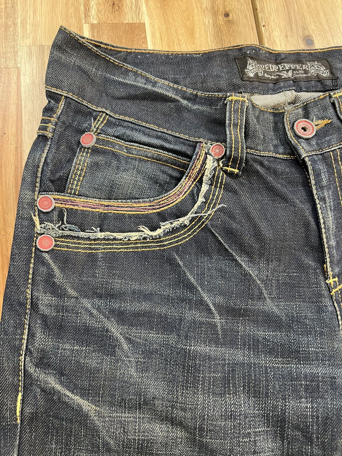 Vintage - Red Peppers & Denim Jeans - 6