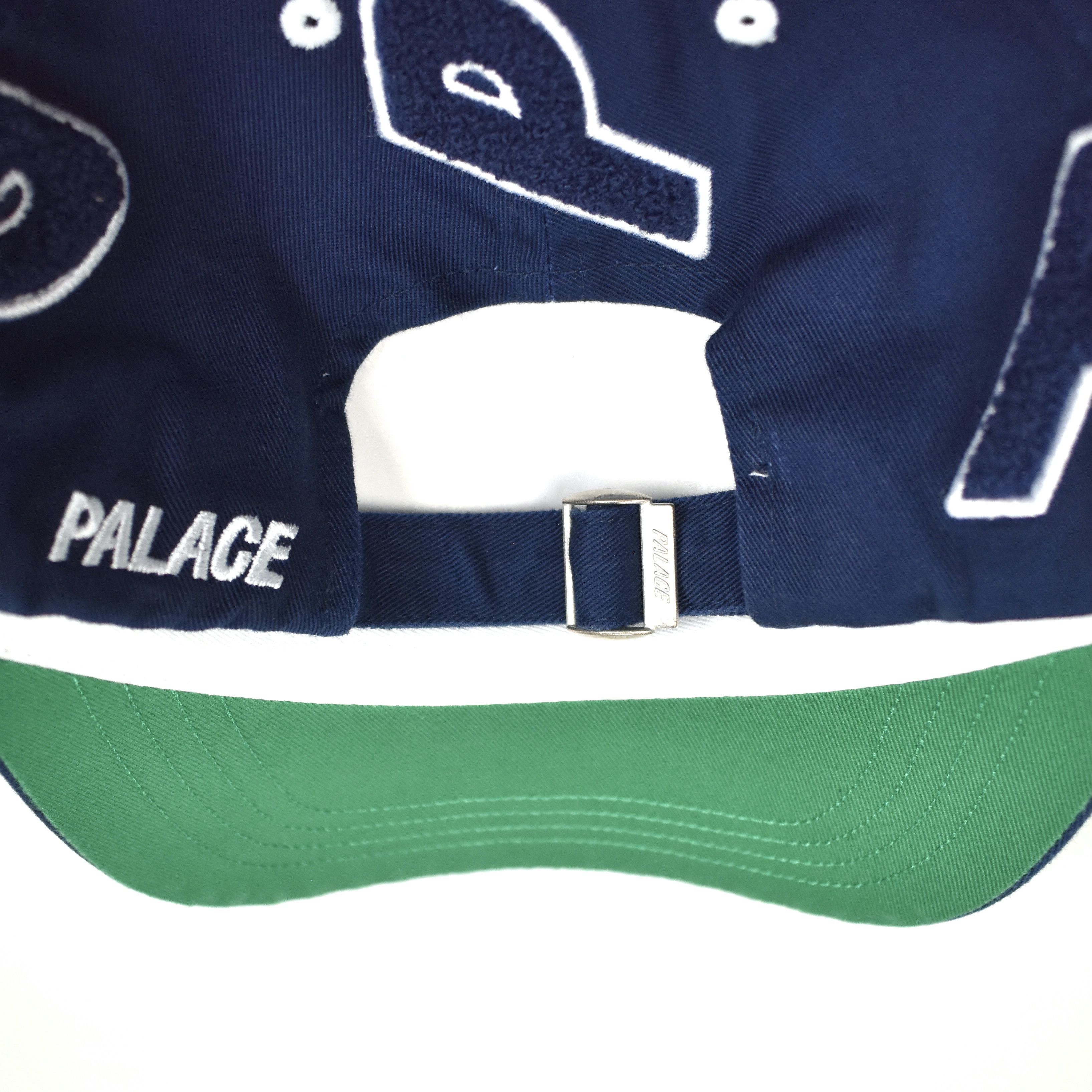 Palace Chenille Multi P Logo Hat Navy DS SS22 - 4