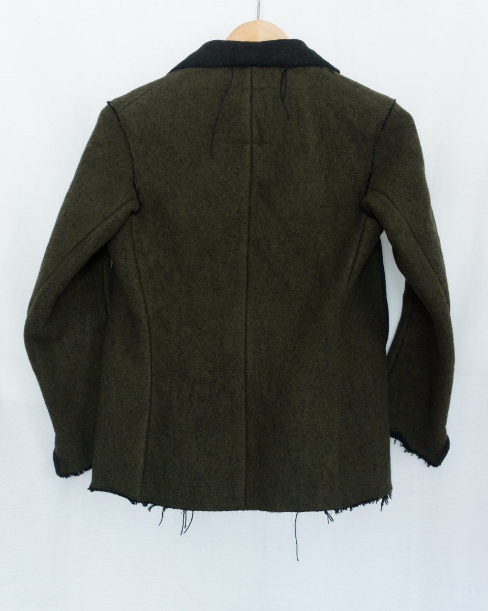Raw edge double layer jacket - 2