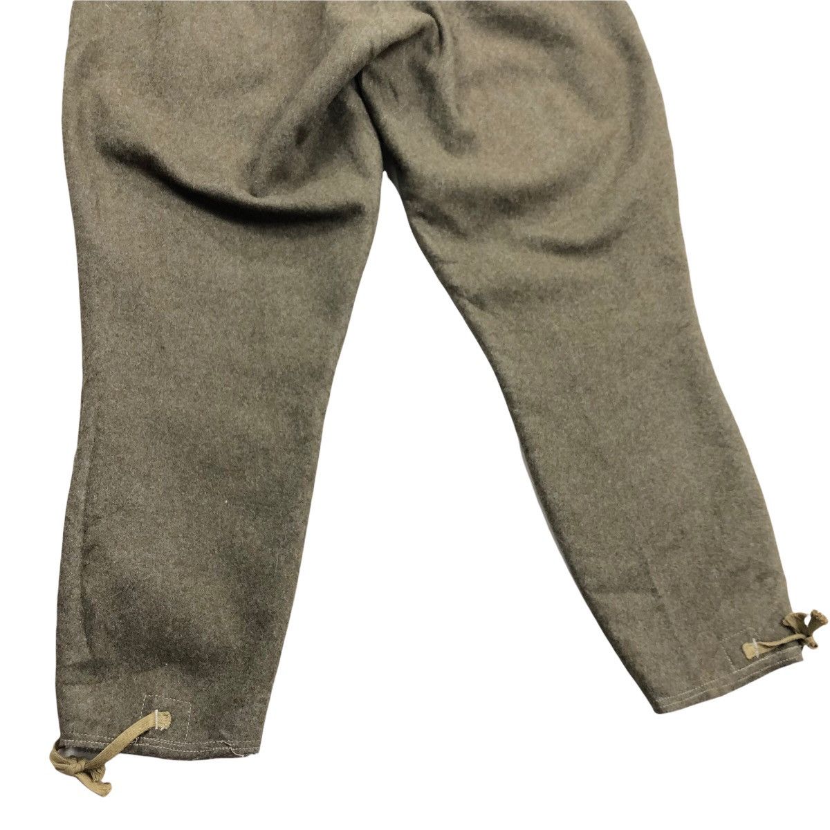 Vintage Wool Pants Military Style - 10