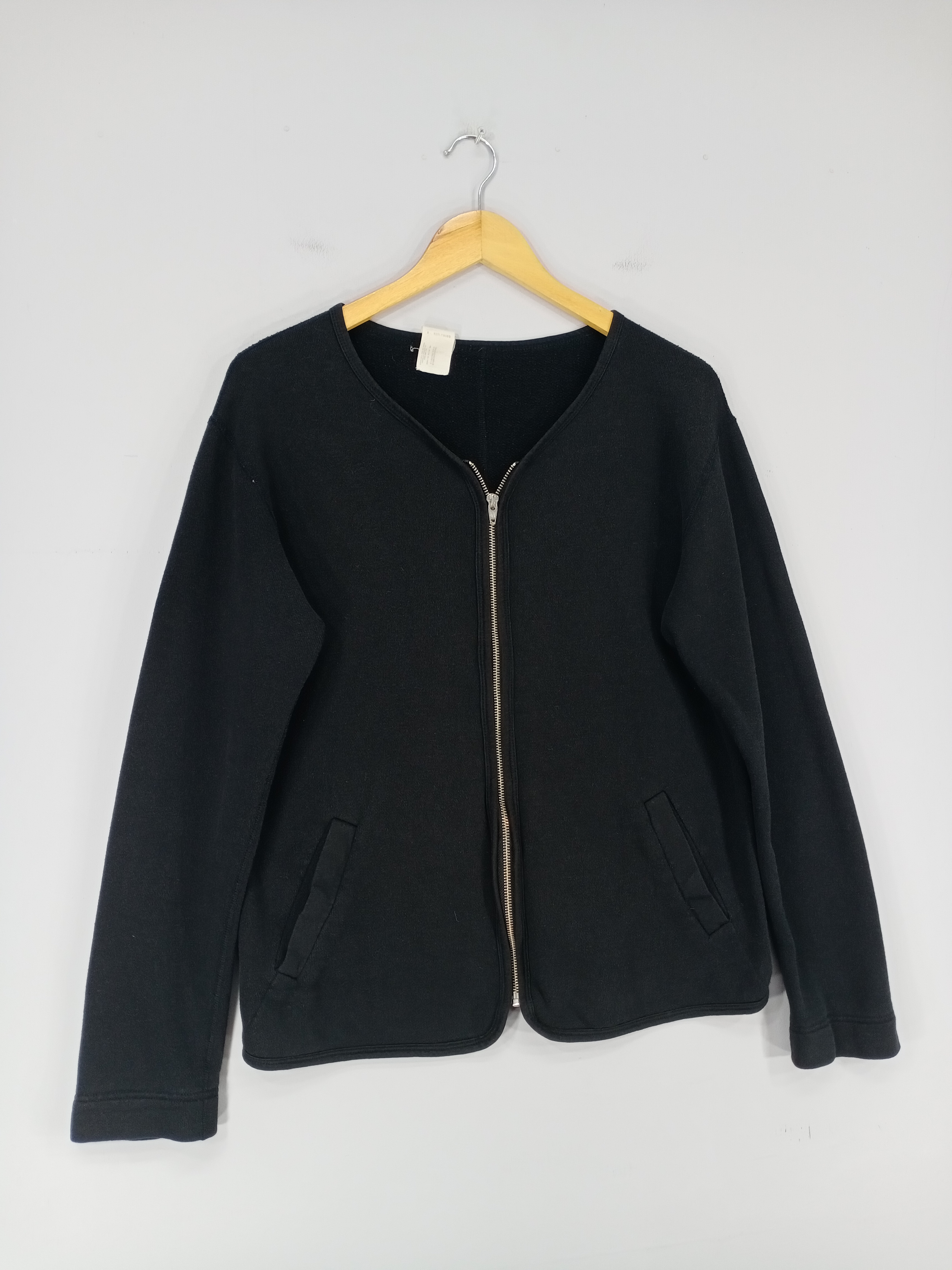 💥N.Hoolywood Cotton Zip Cardigan Jacket Faded Black 42 - 2
