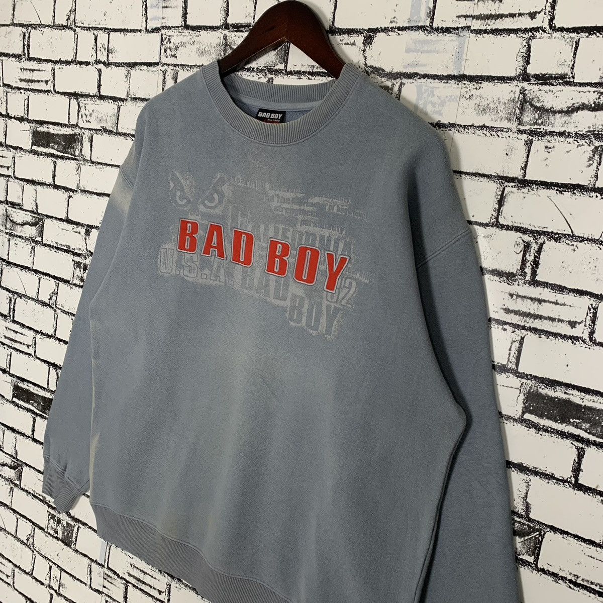 Vintage Bad Boy American Sport Lifestyle Sweatshirt Crewneck - 3