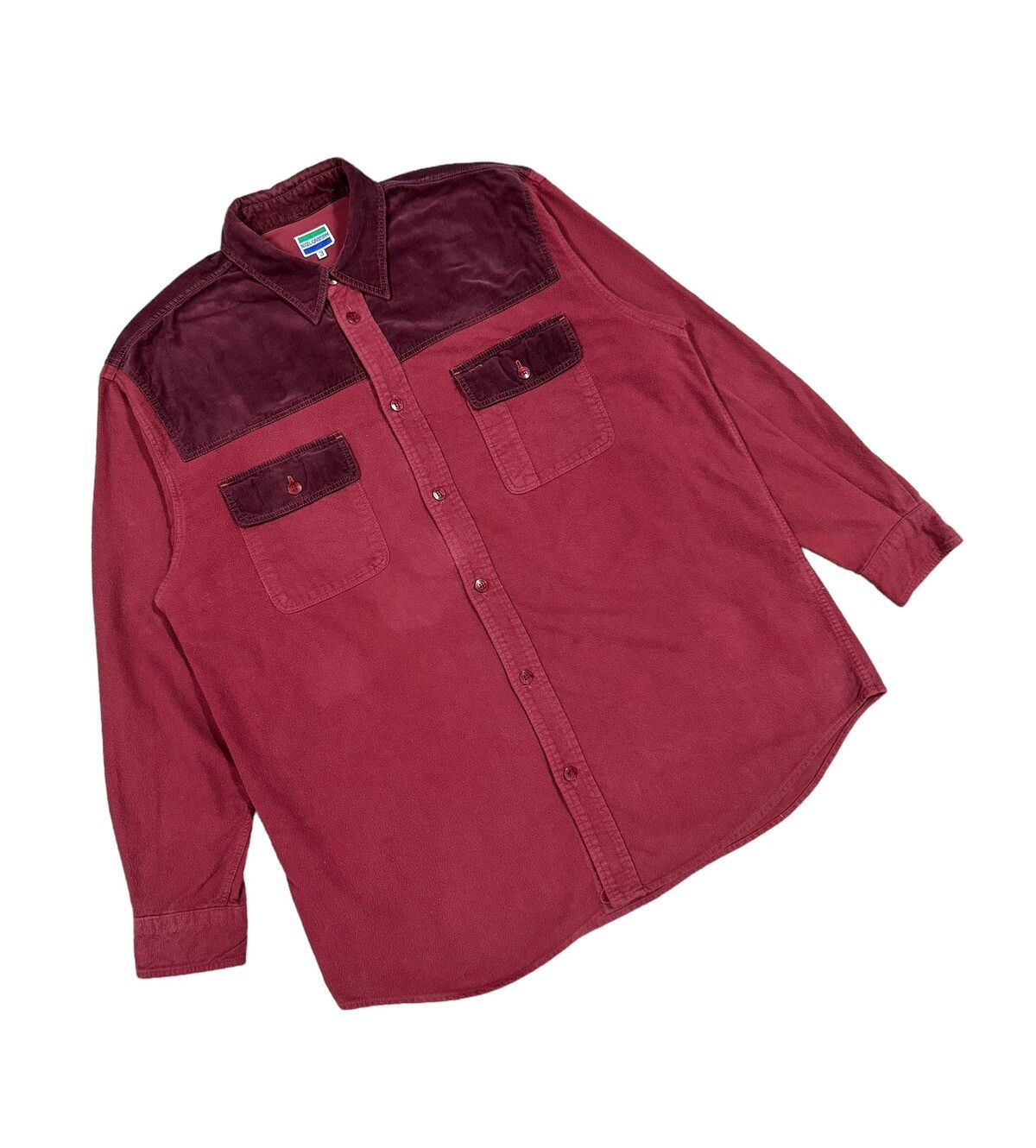 Vtg🔥Nigel Carbourn Corduroy Blend L/S Button Ups Shirt - 9