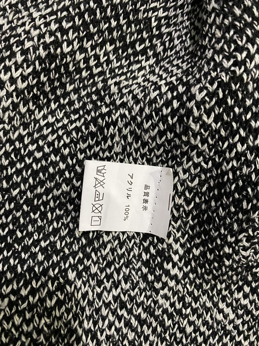 Cardigan - Plaid Checked Open Front Knitted - 10