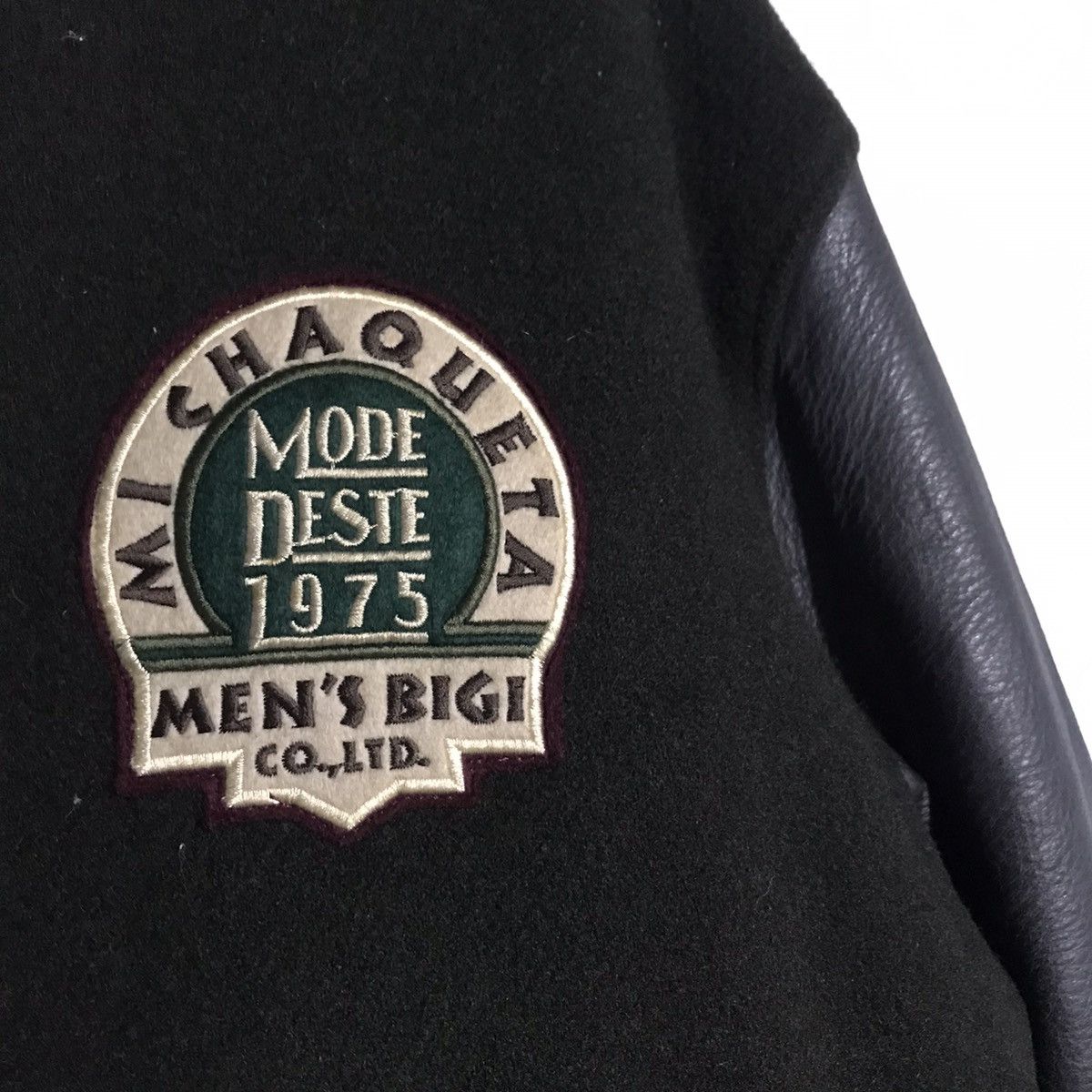 Other Designers Japanese Brand - Vintage men's bigi wool bomber