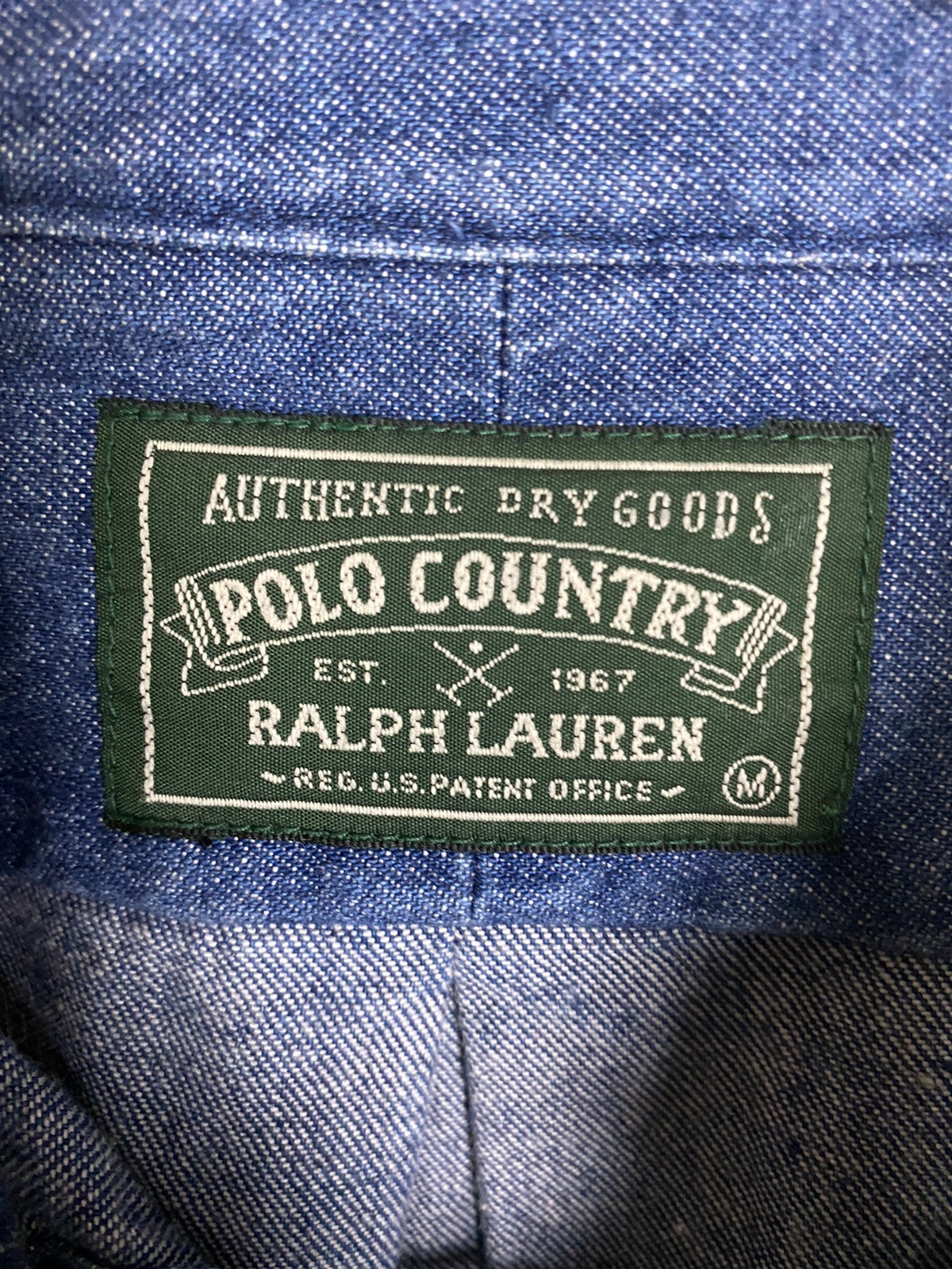 Polo Ralph Lauren - Vintage 90’s POLO Ralph Lauren Polo Country Denim Jean Shirt - 5