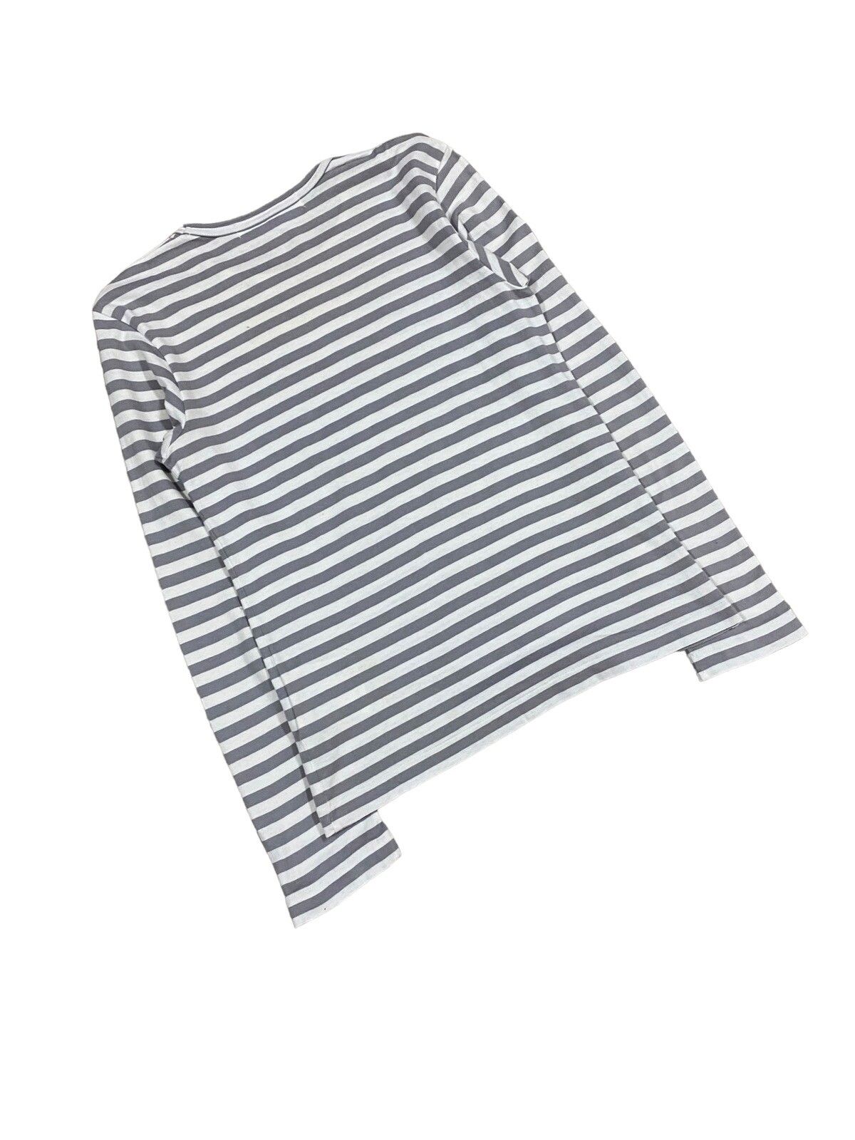AD2015 Comme Des Garçons Play Striped Longsleeve Shirt - 10