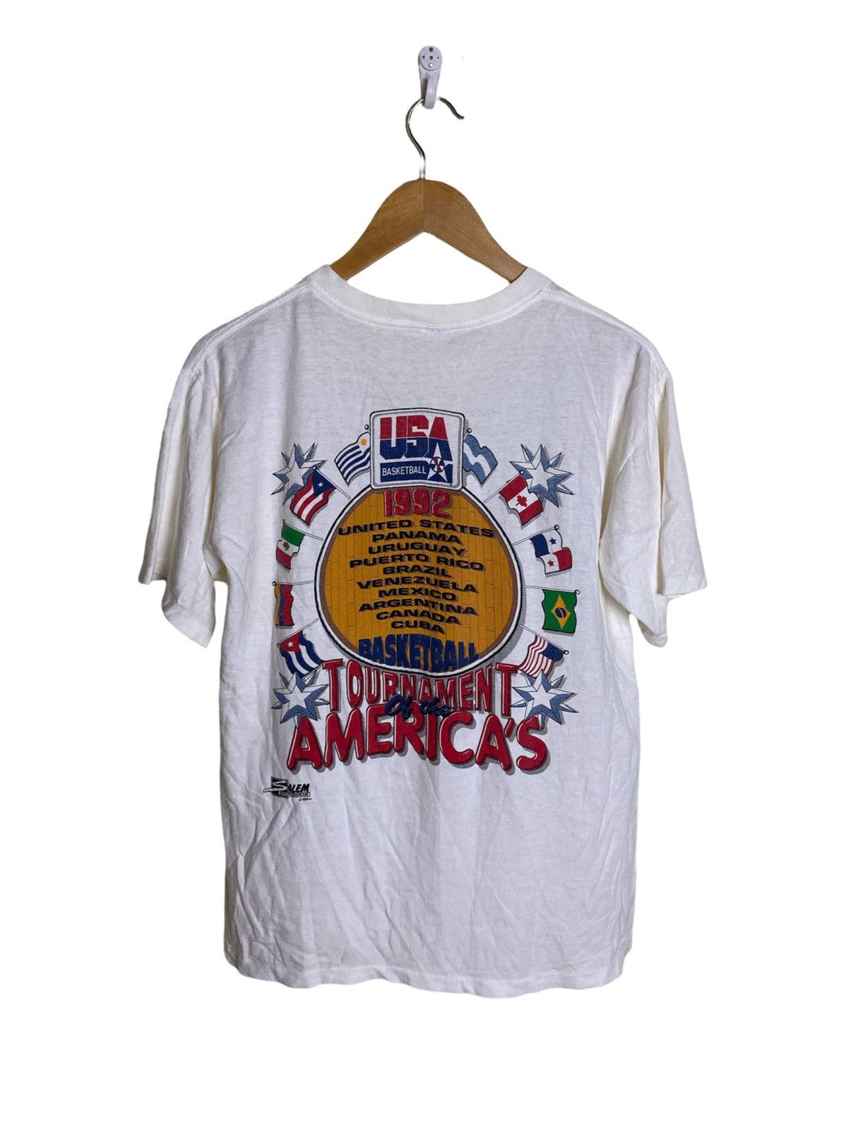 Vintage 1991 USA Dream Team Tshirt - 4