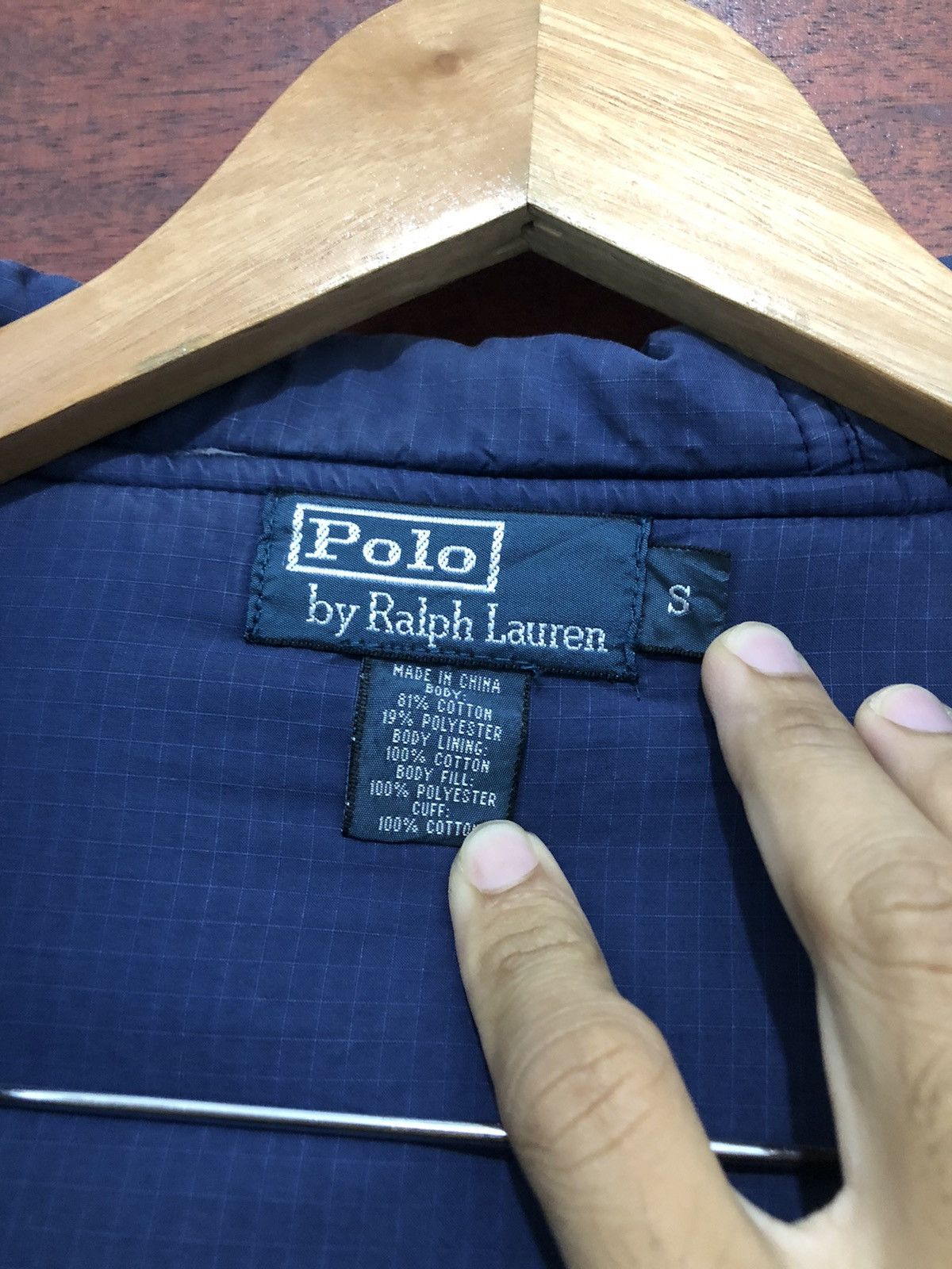 Vintage 90s Polo Ralph Lauren Puffer Hoodie Sweatshirt - 10