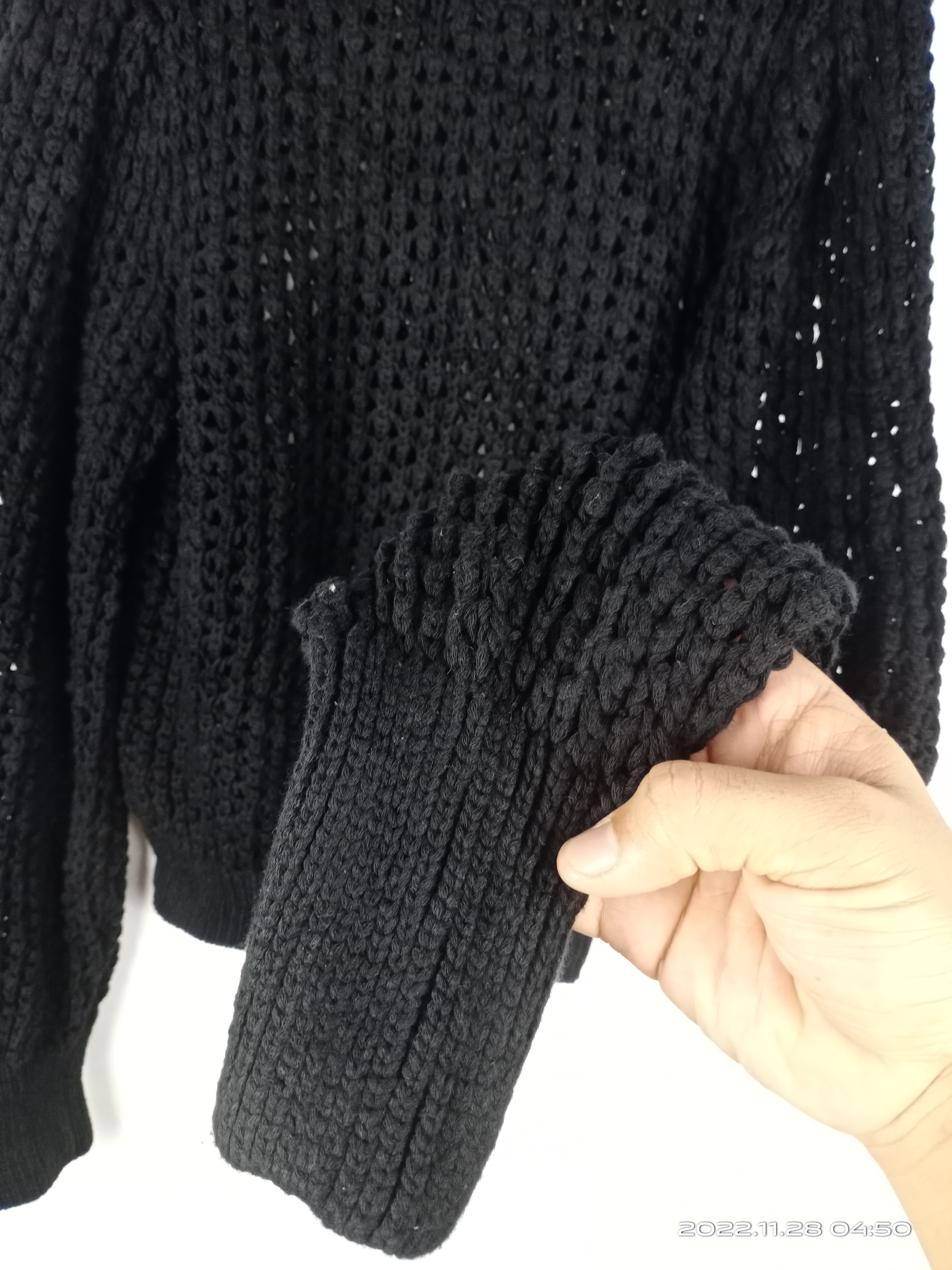 Zara - 💥RARE💥Zara Cable Knit Sweatshirt Nice Design - 3